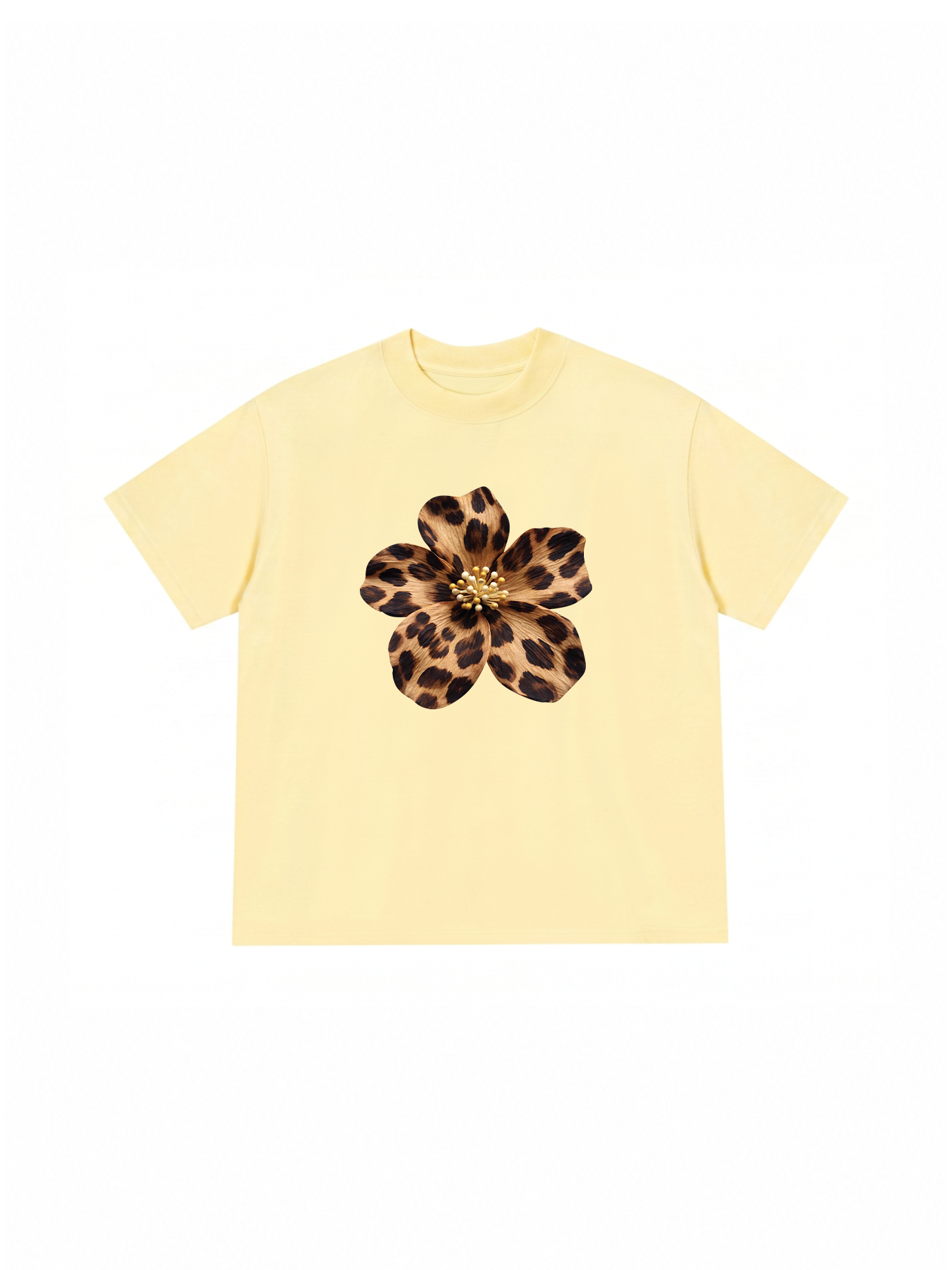 Áo Thun Relaxed Fit Urban Leopard Safari Spotted Petals