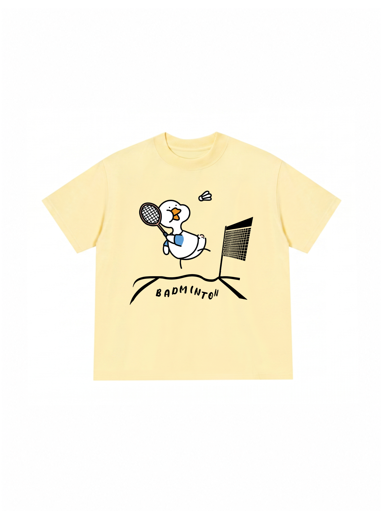 Áo Thun Relaxed Fit Badminton The Shuttle Duck