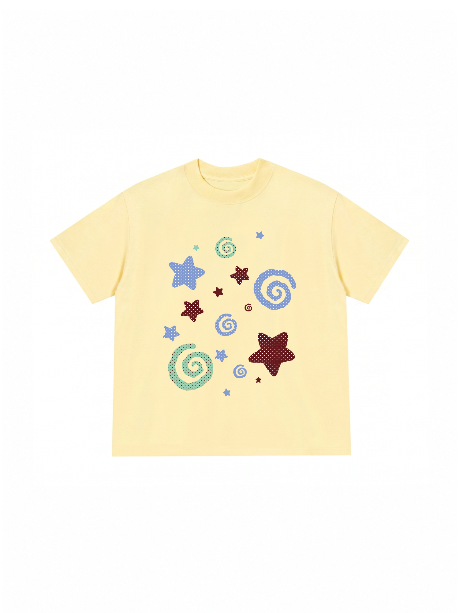 Áo Thun Relaxed Fit Dotty Mood Pastel Dreams