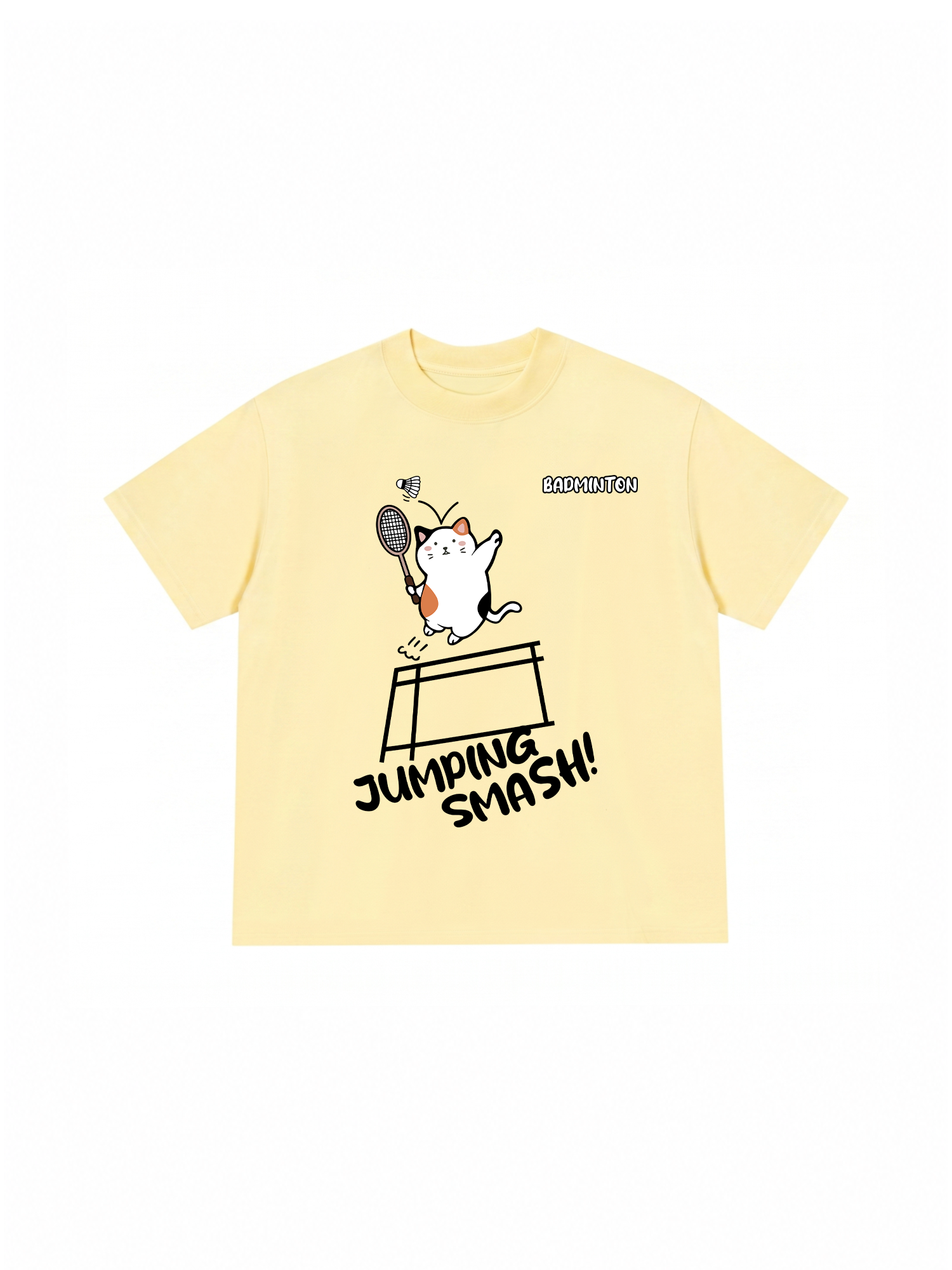Áo Thun Relaxed Fit Badminton Jumping Smash