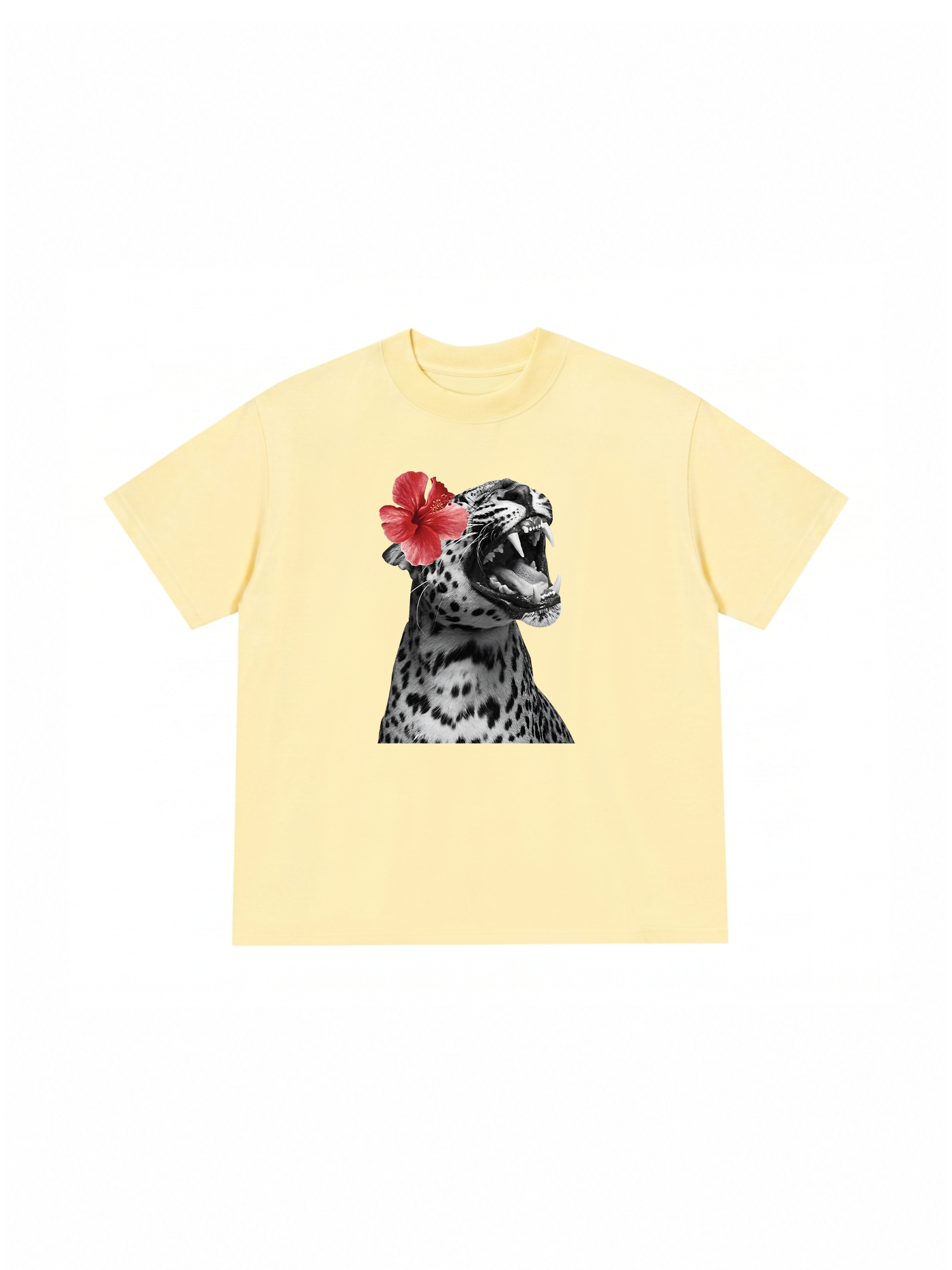 Áo Thun Relaxed Fit Urban Leopard Roar Flower