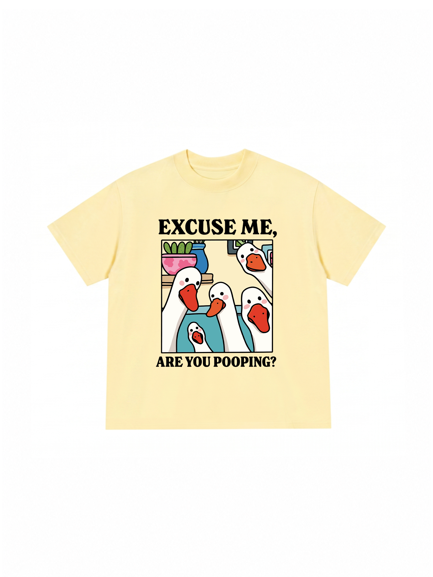 Áo Thun Relaxed Fit Farm Excuse Me, Are You Pooping