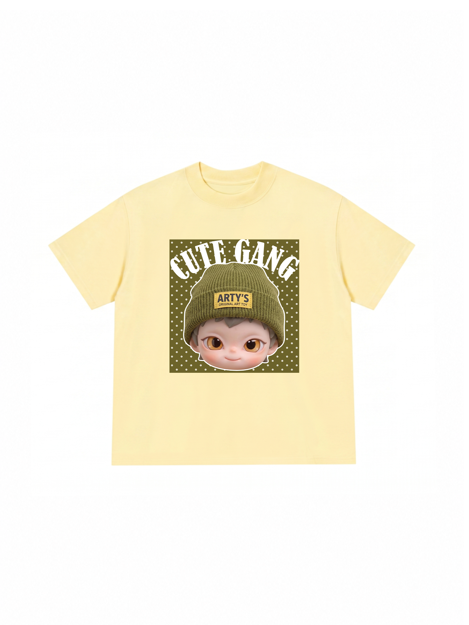 Áo Thun Relaxed Fit Cute Gang Green Dotty