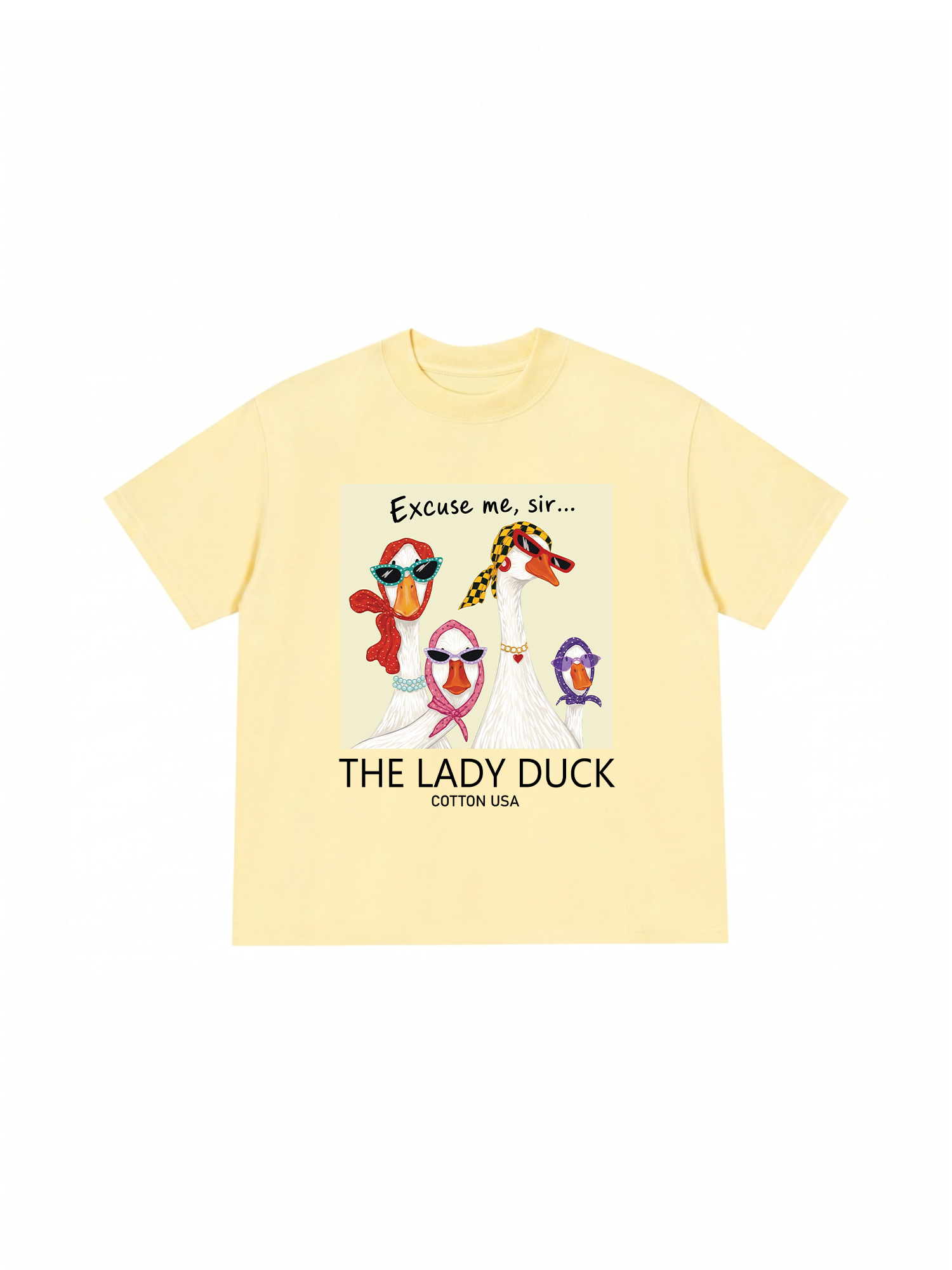 Áo Thun Relaxed Fit Farrm Lady Duck