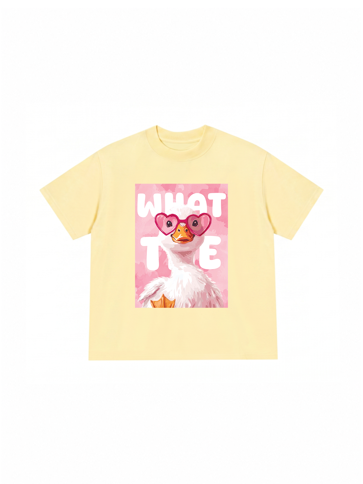Áo Thun Relaxed Fit Farm What The Duck Pink