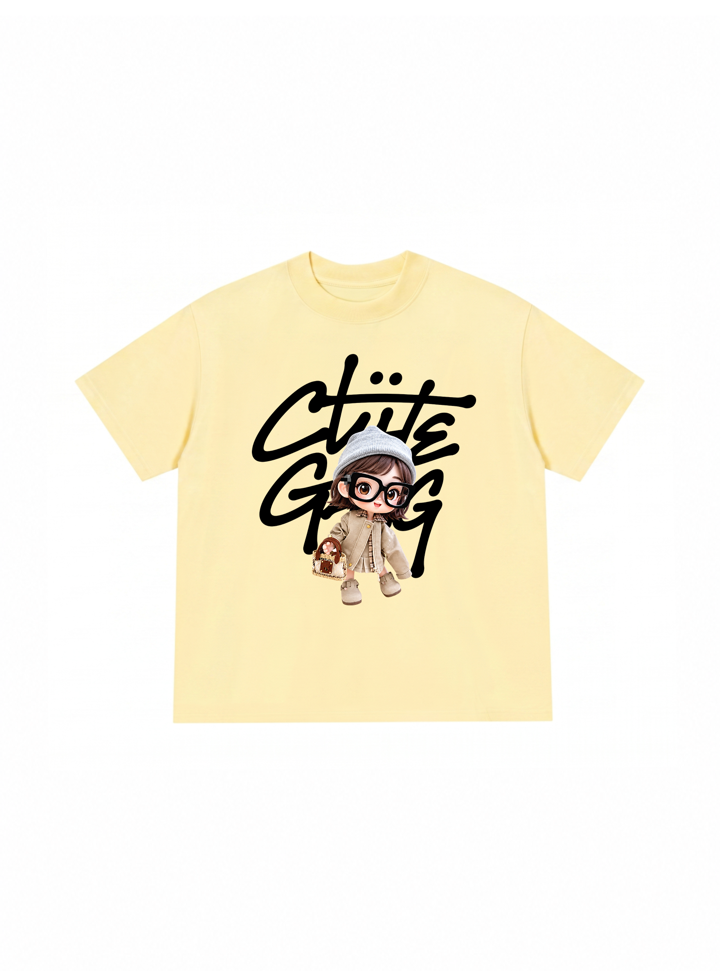 Áo Thun Relaxed Fit Cute Gang