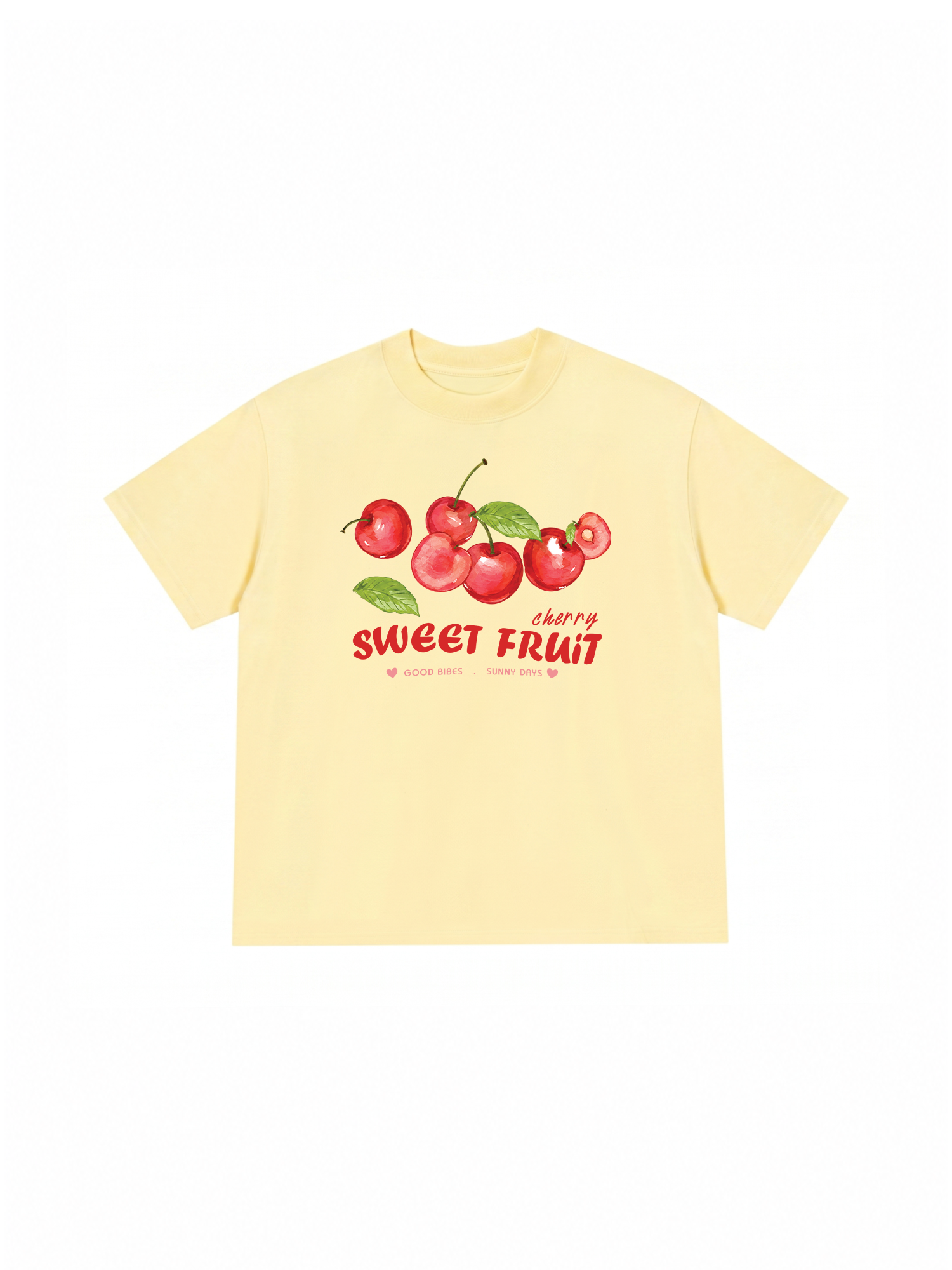 Áo Thun Relaxed Fit Tropical Cherry Sweet Fruit
