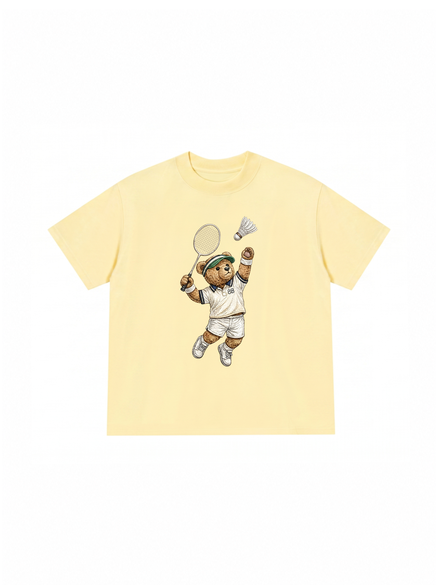 Áo Thun Relaxed Fit Badminton Teddy 88