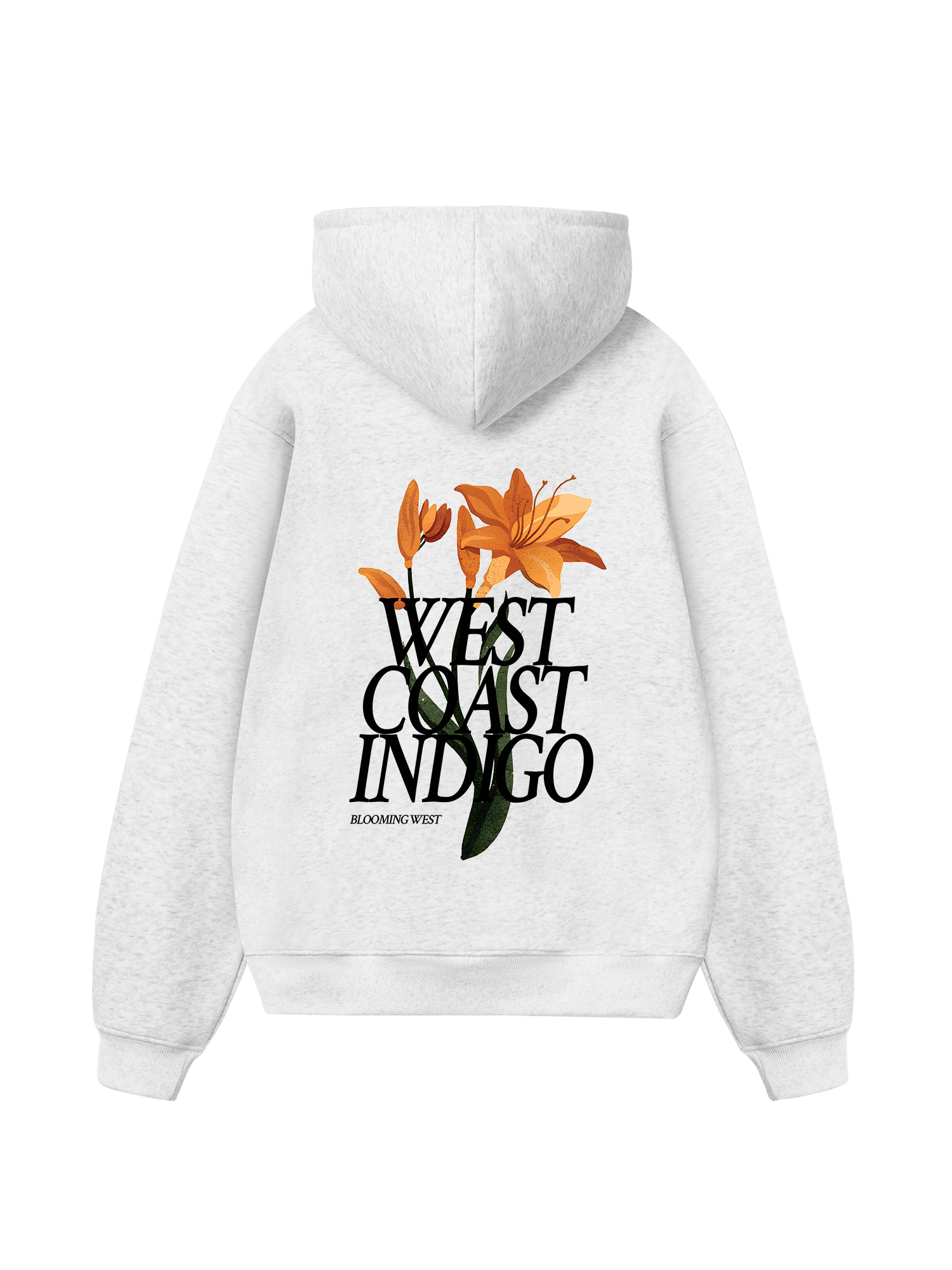 West coast indigo Hoodie