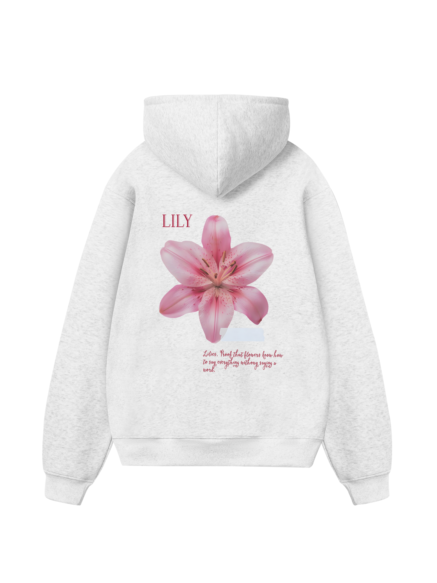 Floral Lily_s language Hoodie