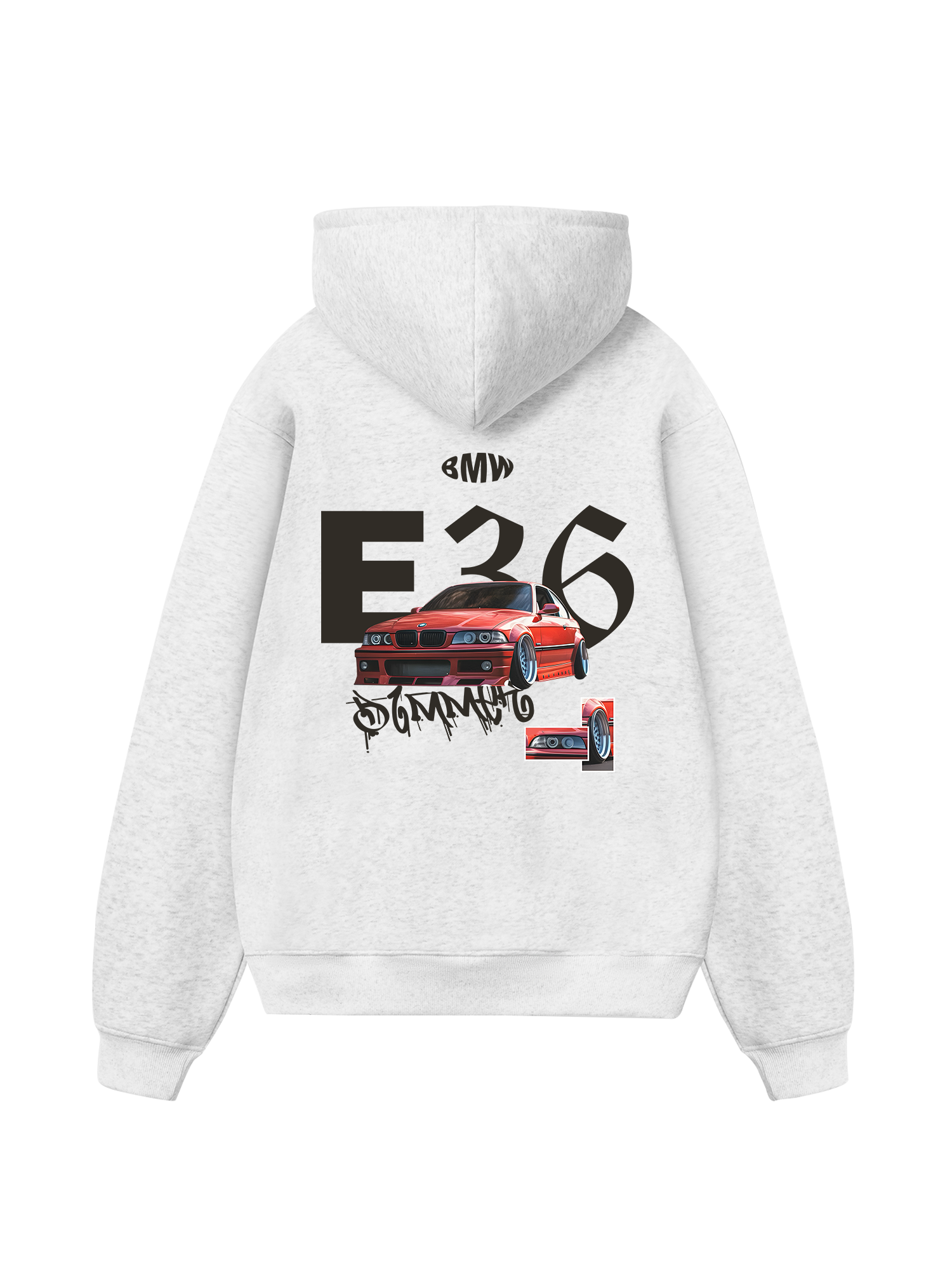 BMW E36 Crimson Hoodie