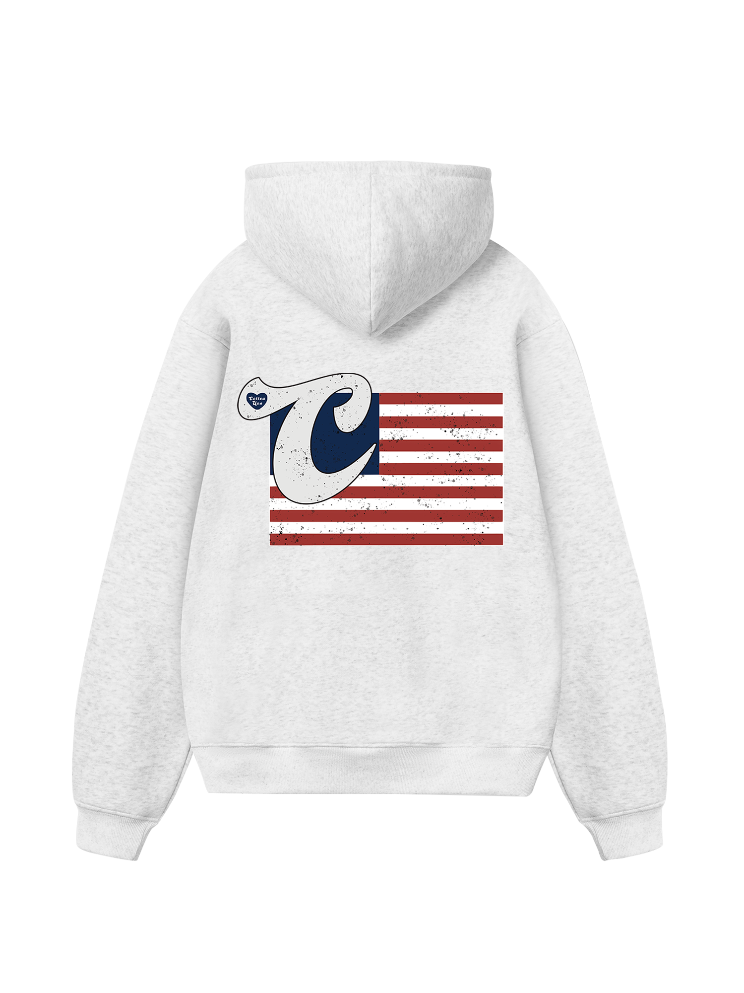 USA Vintage Flag Hoodie