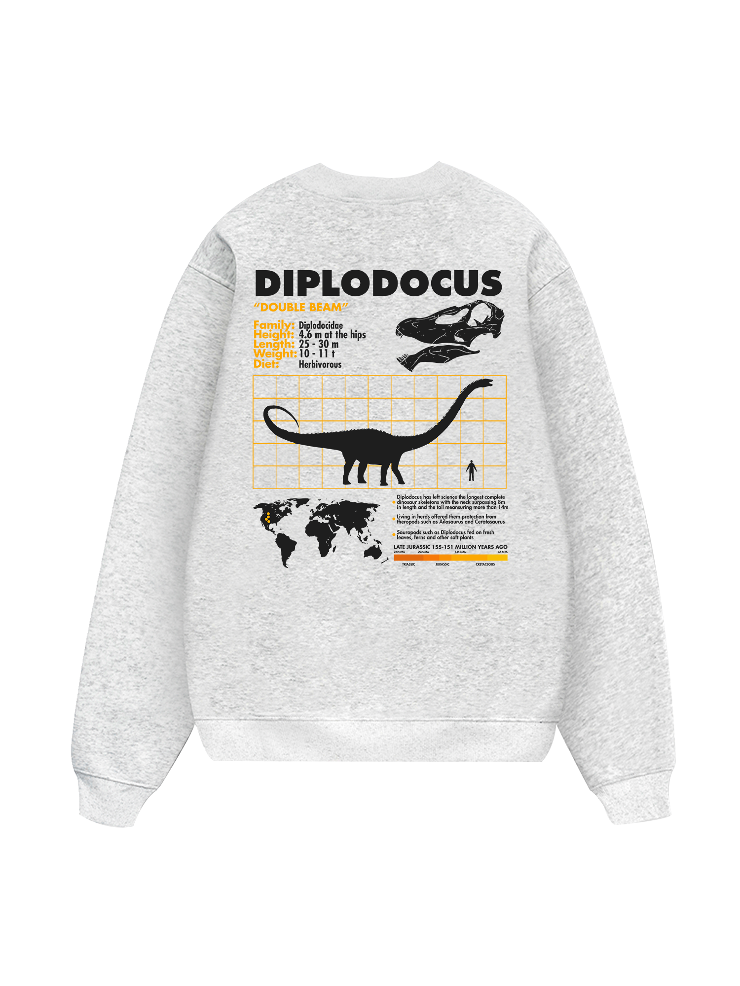 Wild Life Analysis Table Diplodocus Sweater