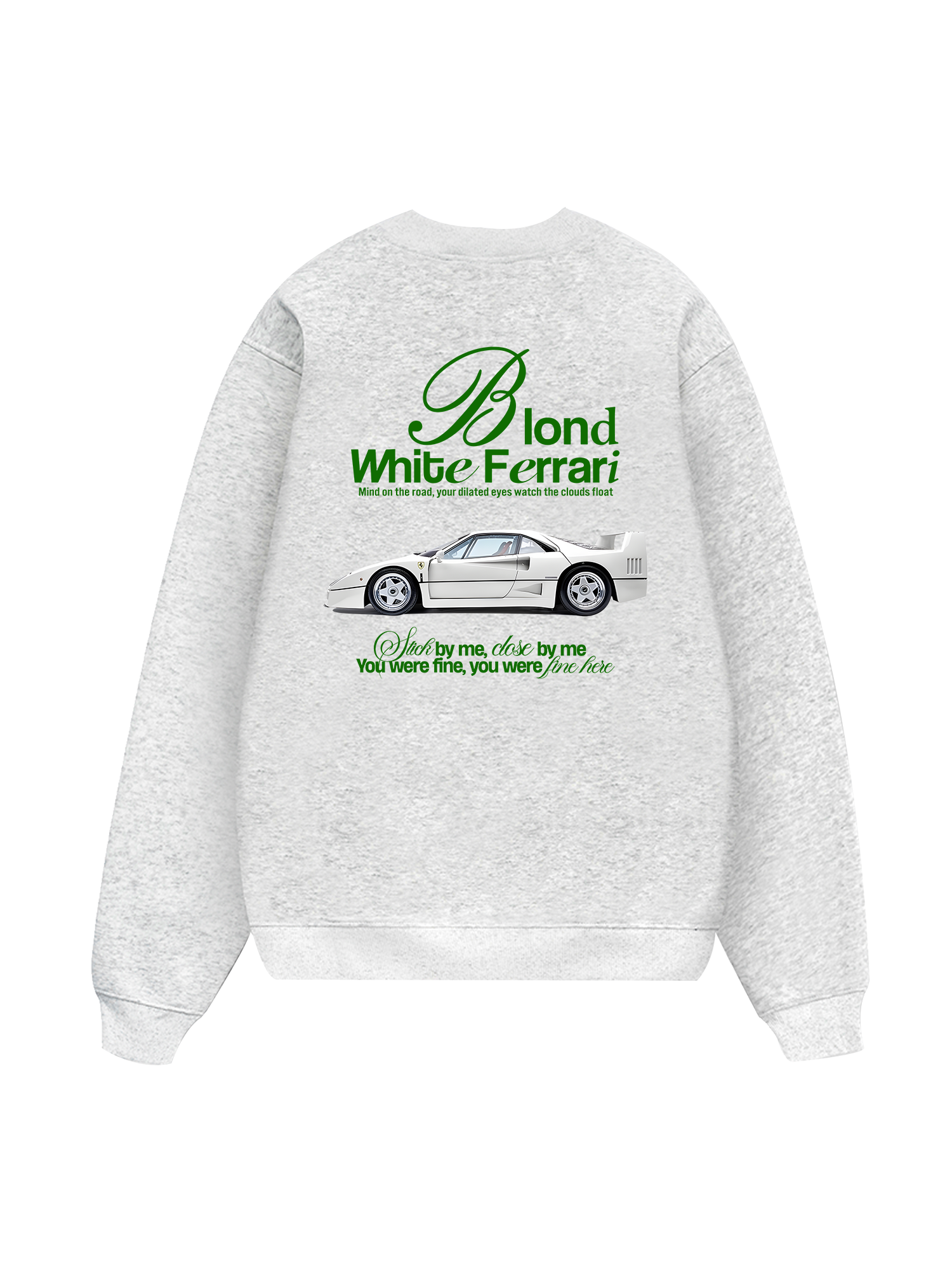 Ferrari Blond White Sweater