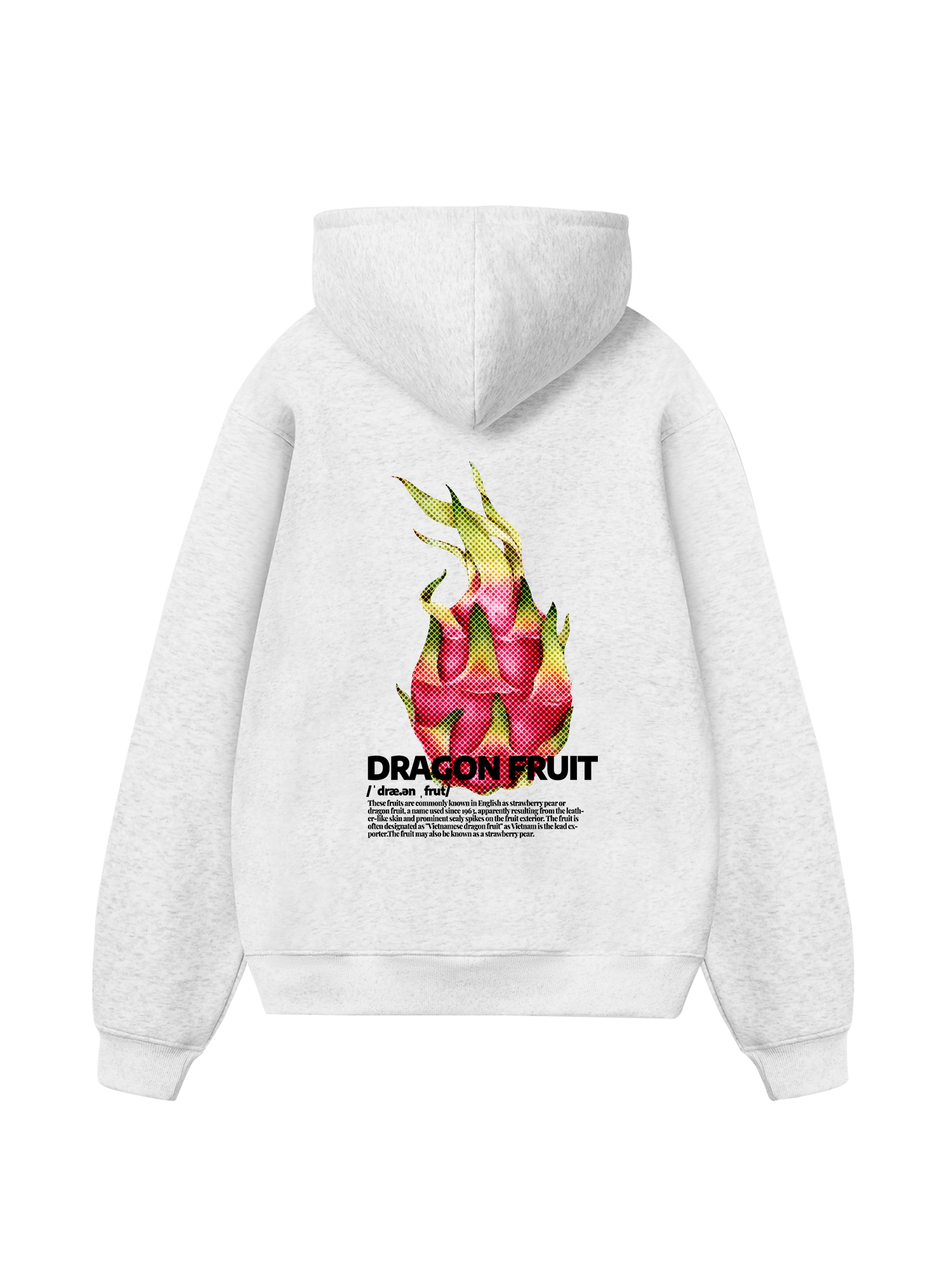 Tropical Dragon Fruit Retro Hoodie