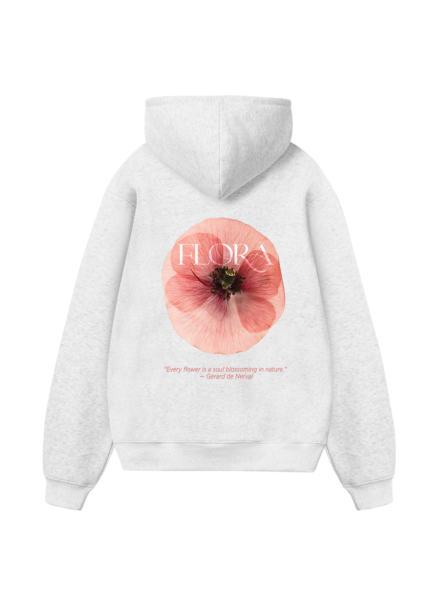 Floral Quote Hoodie