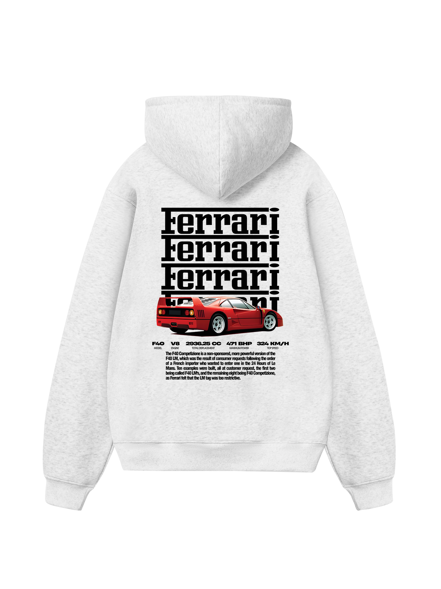 Ferrari Competizione F-40 Hoodie