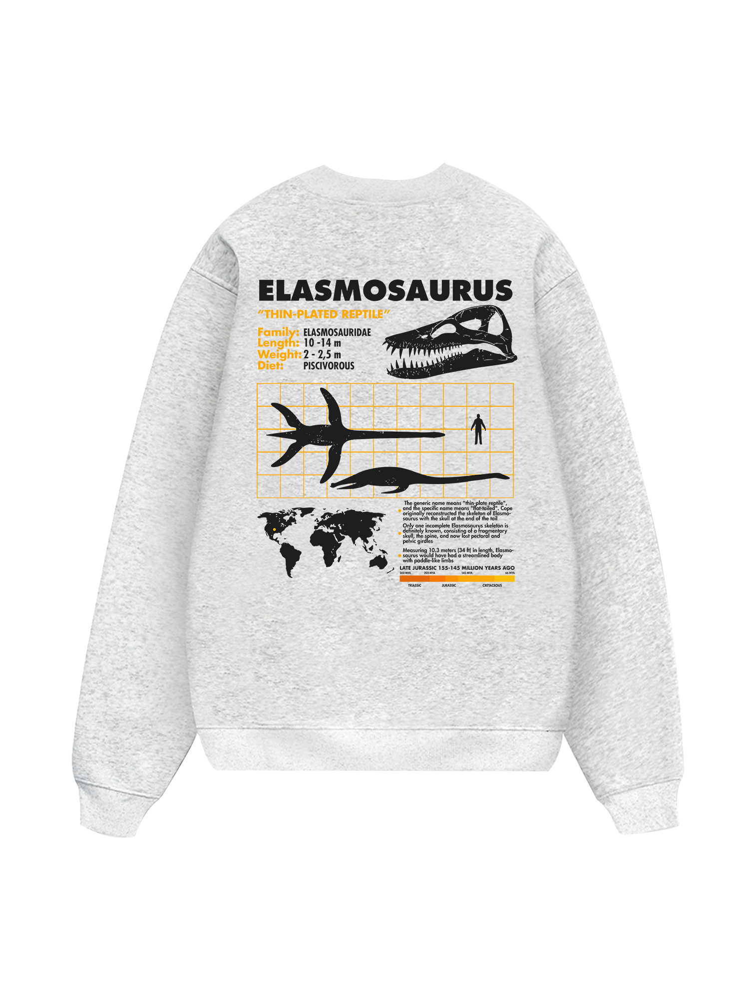 Wild Life Analysis Table Elasmosaurus Sweater