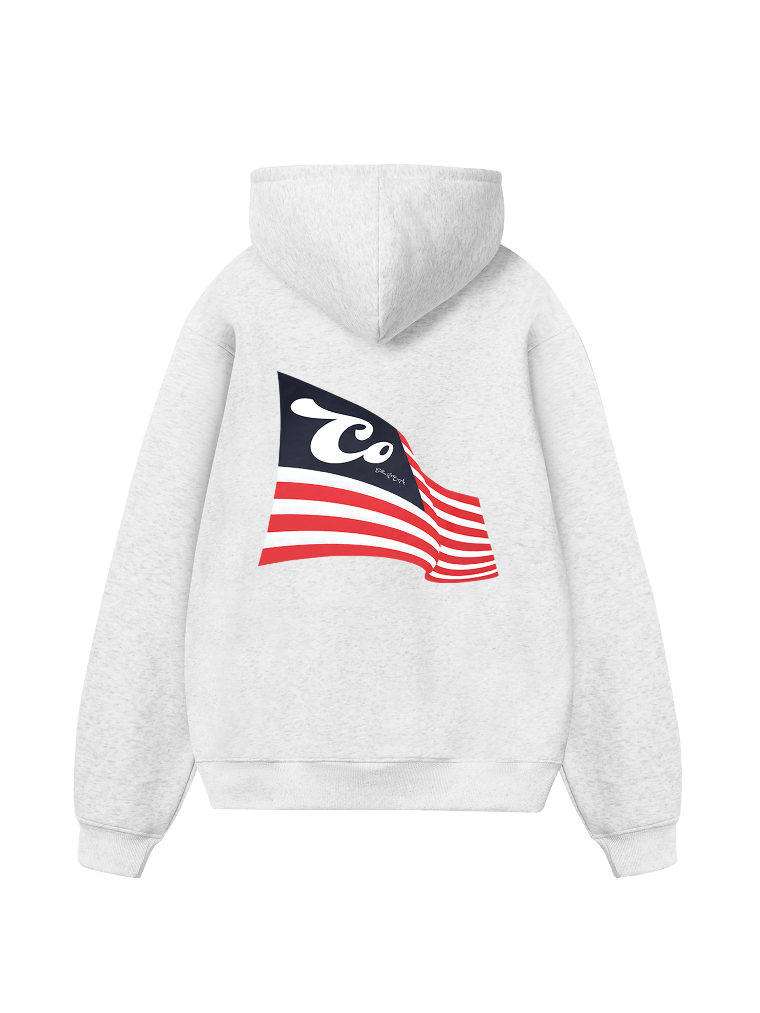 USA Cotton USA Flag Hoodie