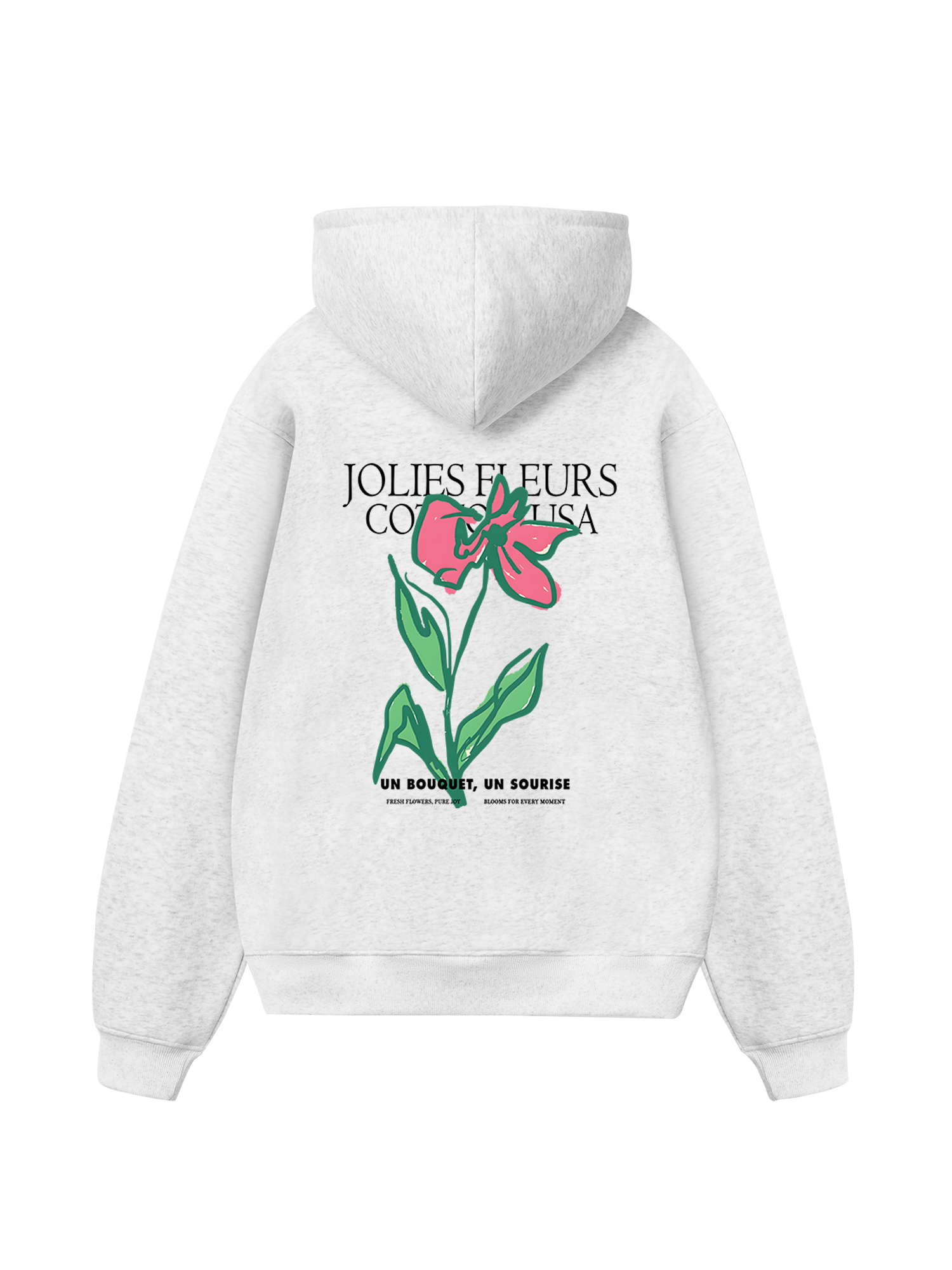 Floral Jolies Fleurs Hoodie