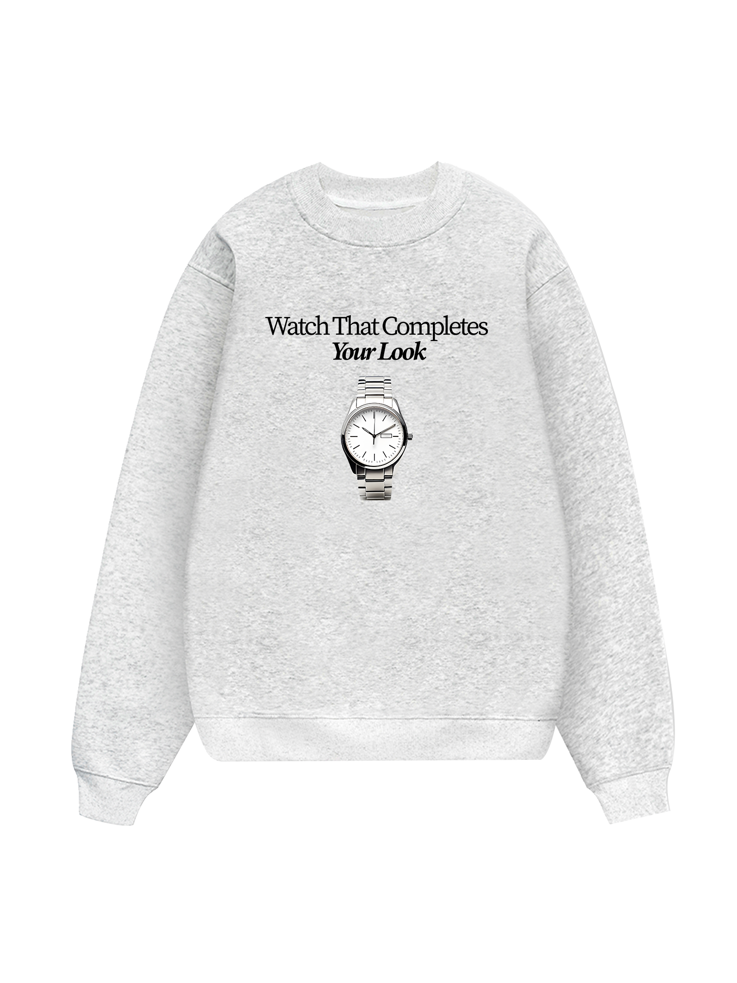 Watch That Completes Sweater