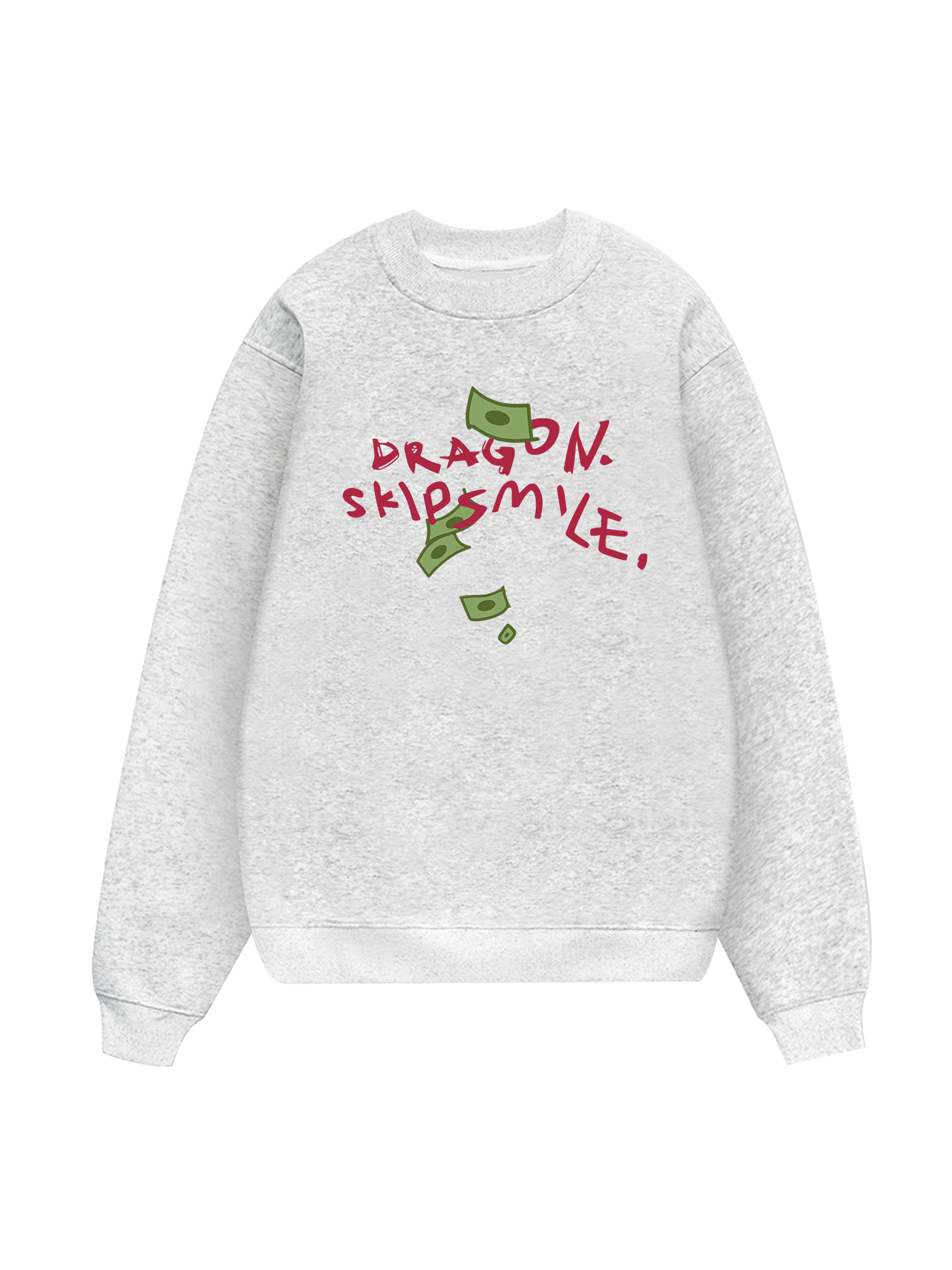 Money Dragon Skip Smile Sweater