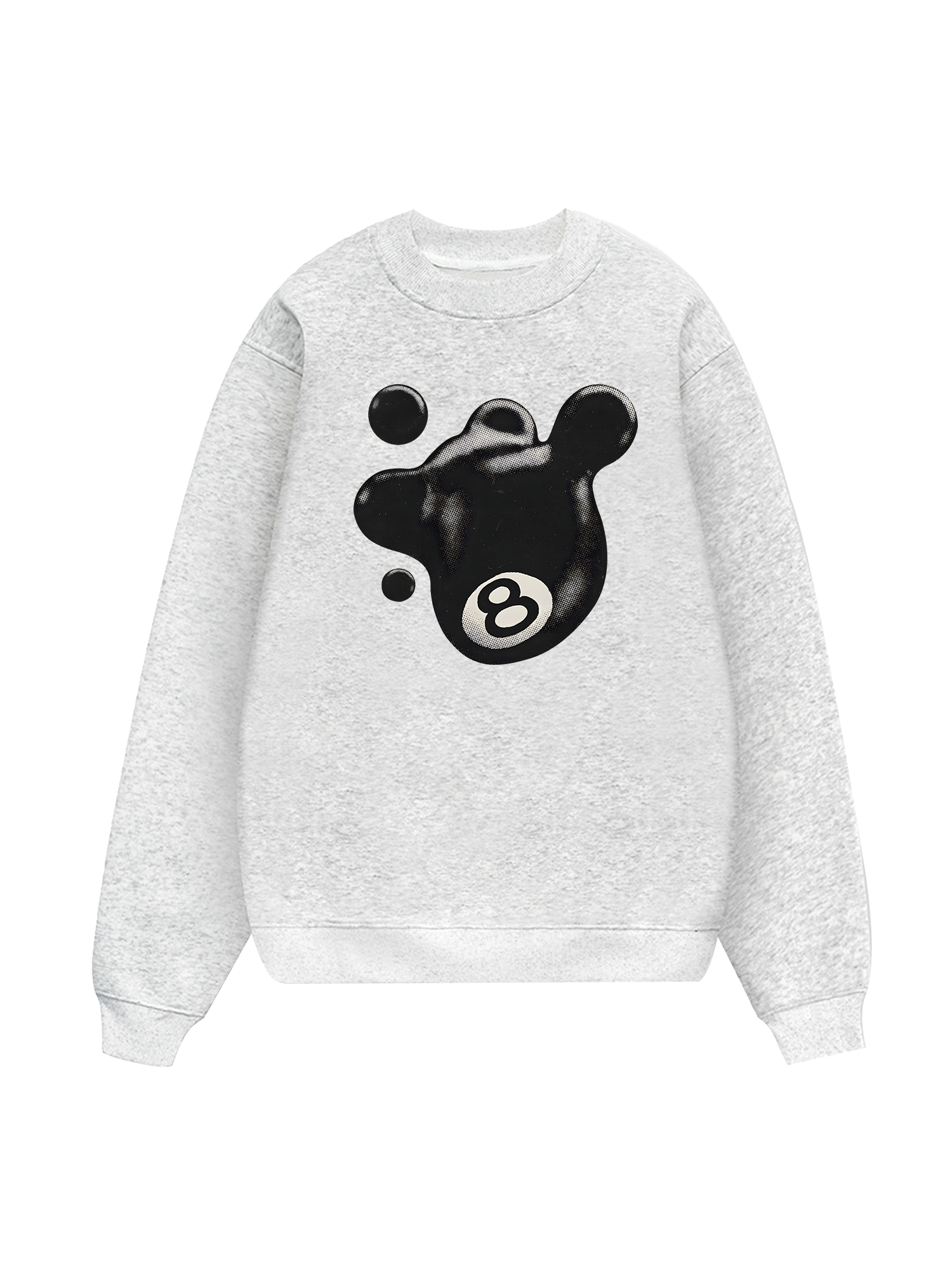 Billiards Melting 8 Ball Sweater