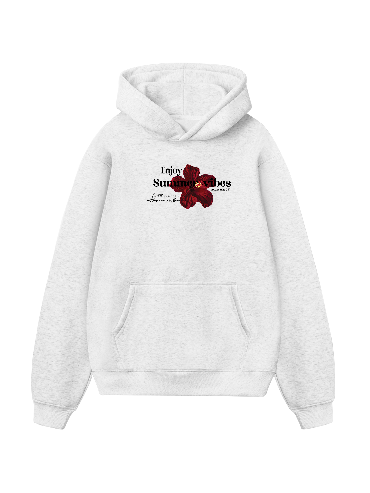 Floral Enjoy Summer Hoodie
