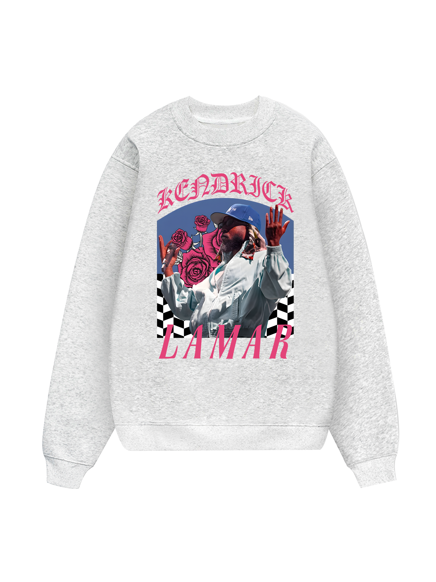 Rapper Kendrick Lamar Roses Sweater