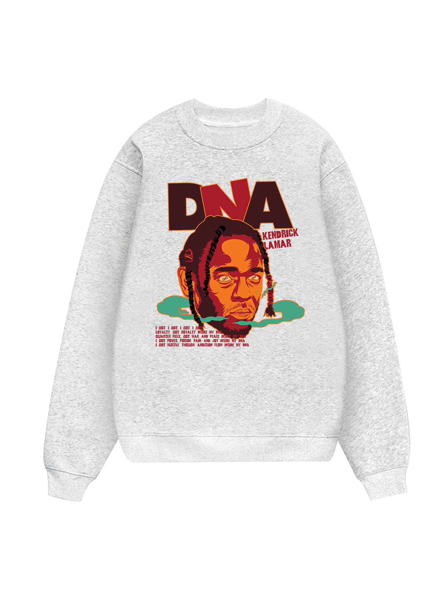 Rapper Kendrick Lamar DNA Sweater