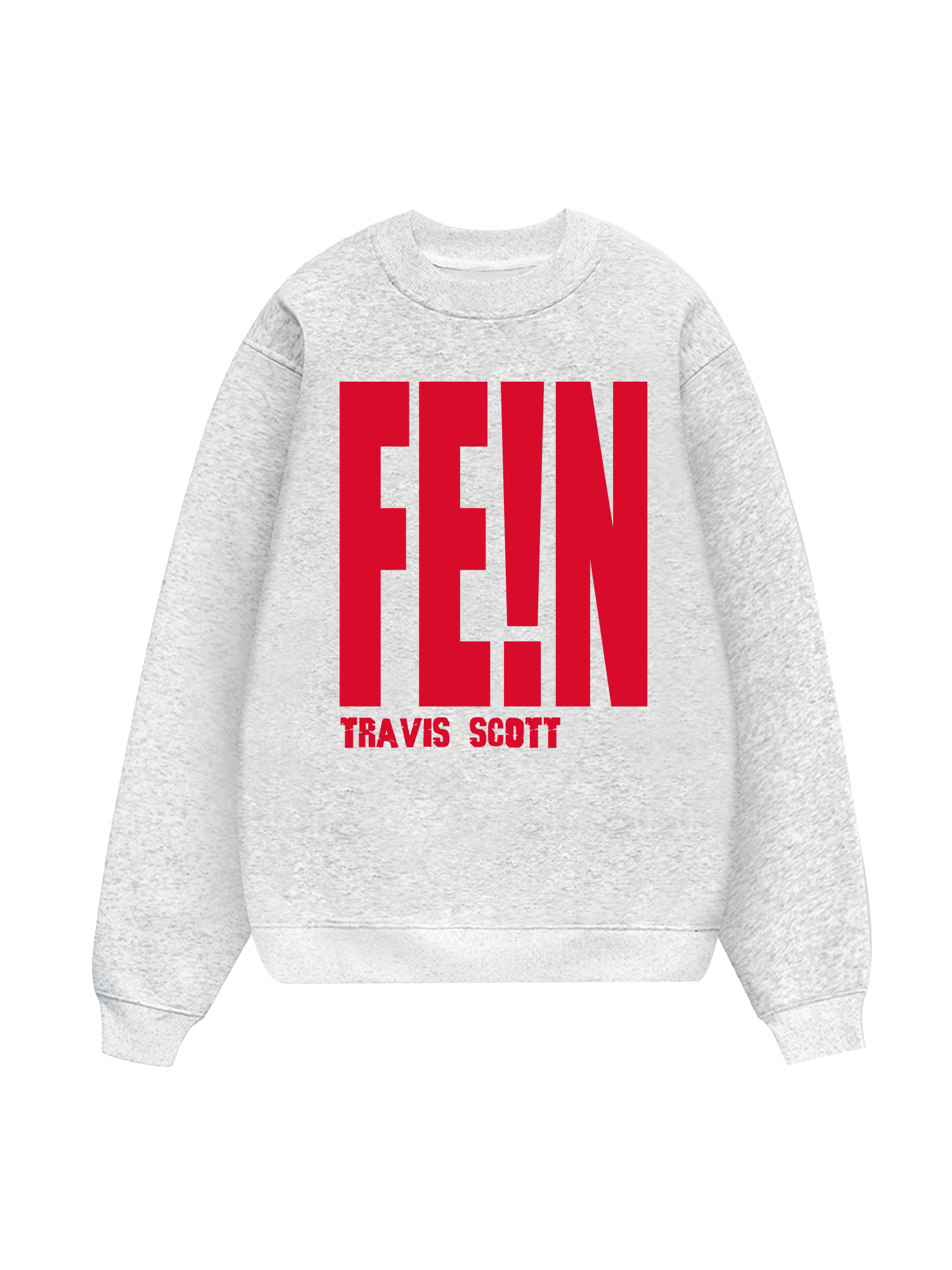 Rapper Travis Scott Fein Typo Sweater