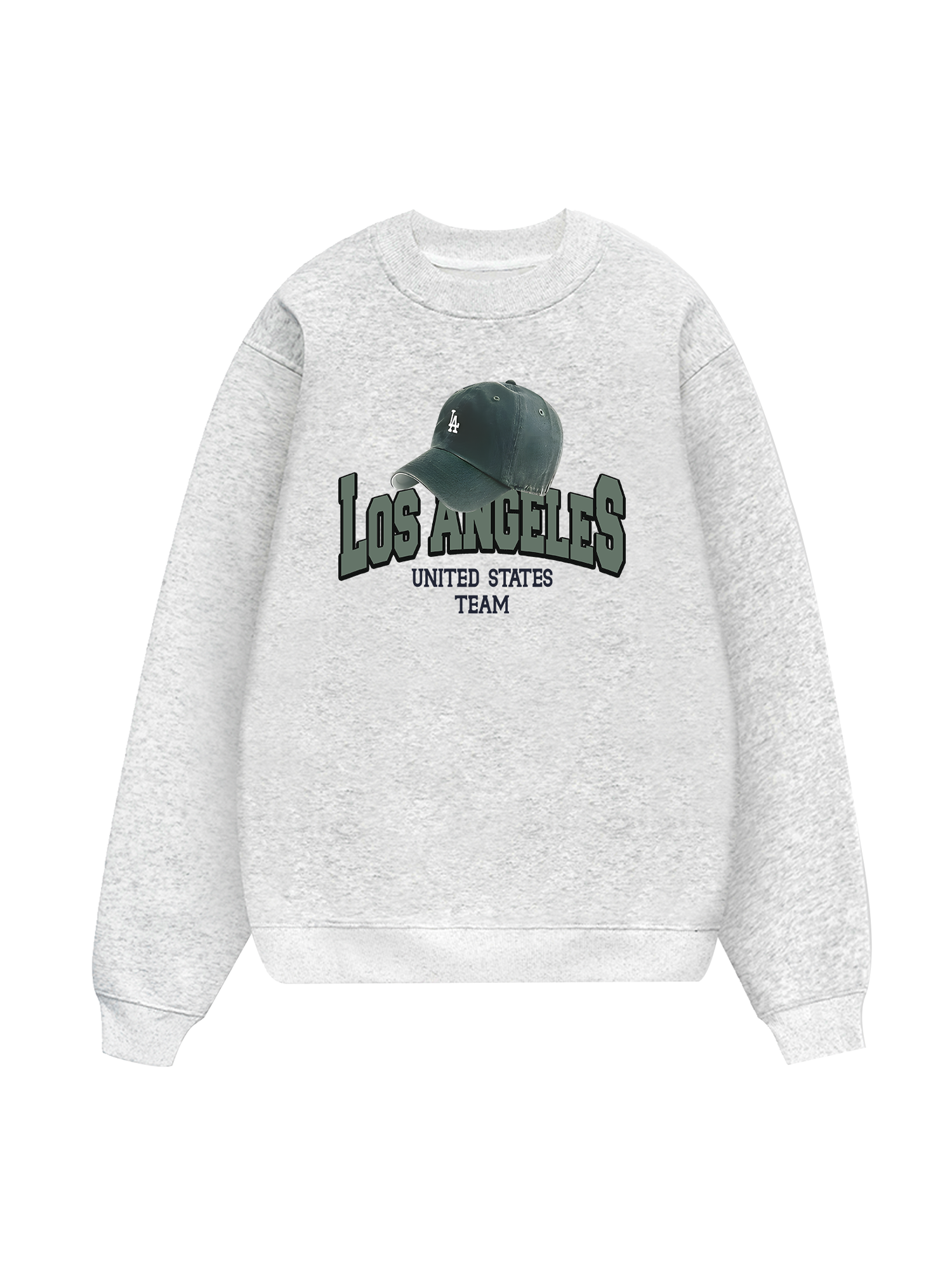 USA Los Ageles Green Hat Sweater