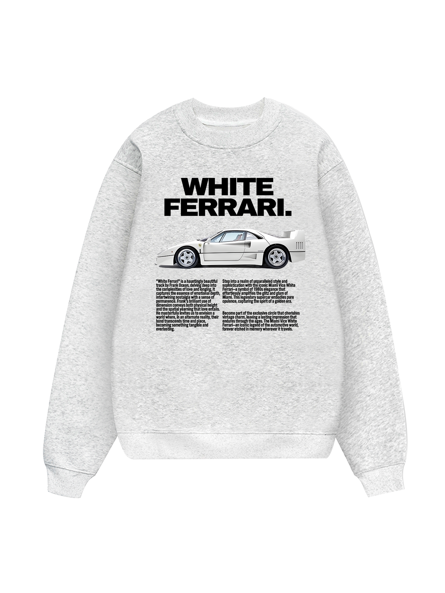 Ferrari White Brilliant Sweater
