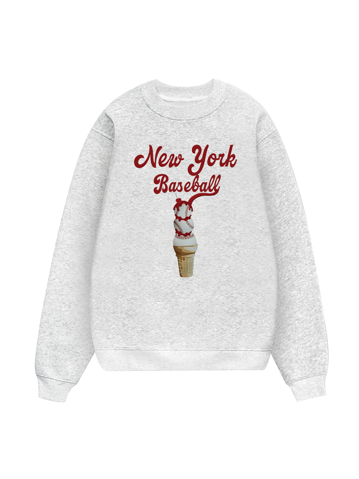 Baseball NewYork Ice Cream Sweater
