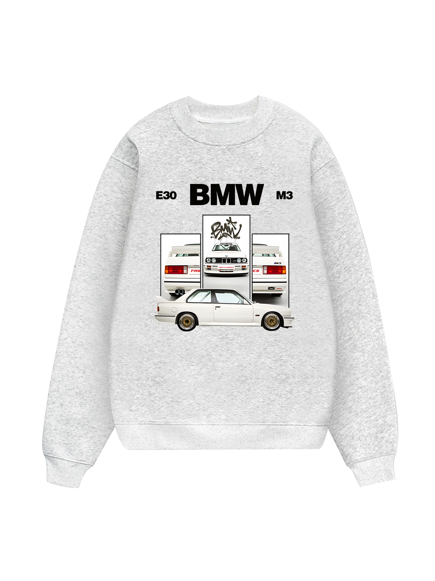 BMW E30 M3 White Sweater