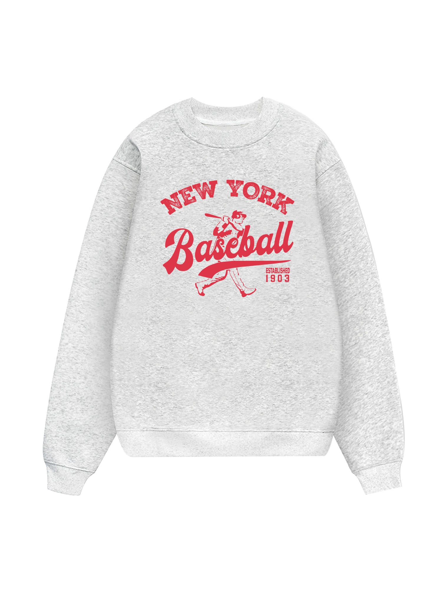 New York Baseball Pink Sweater