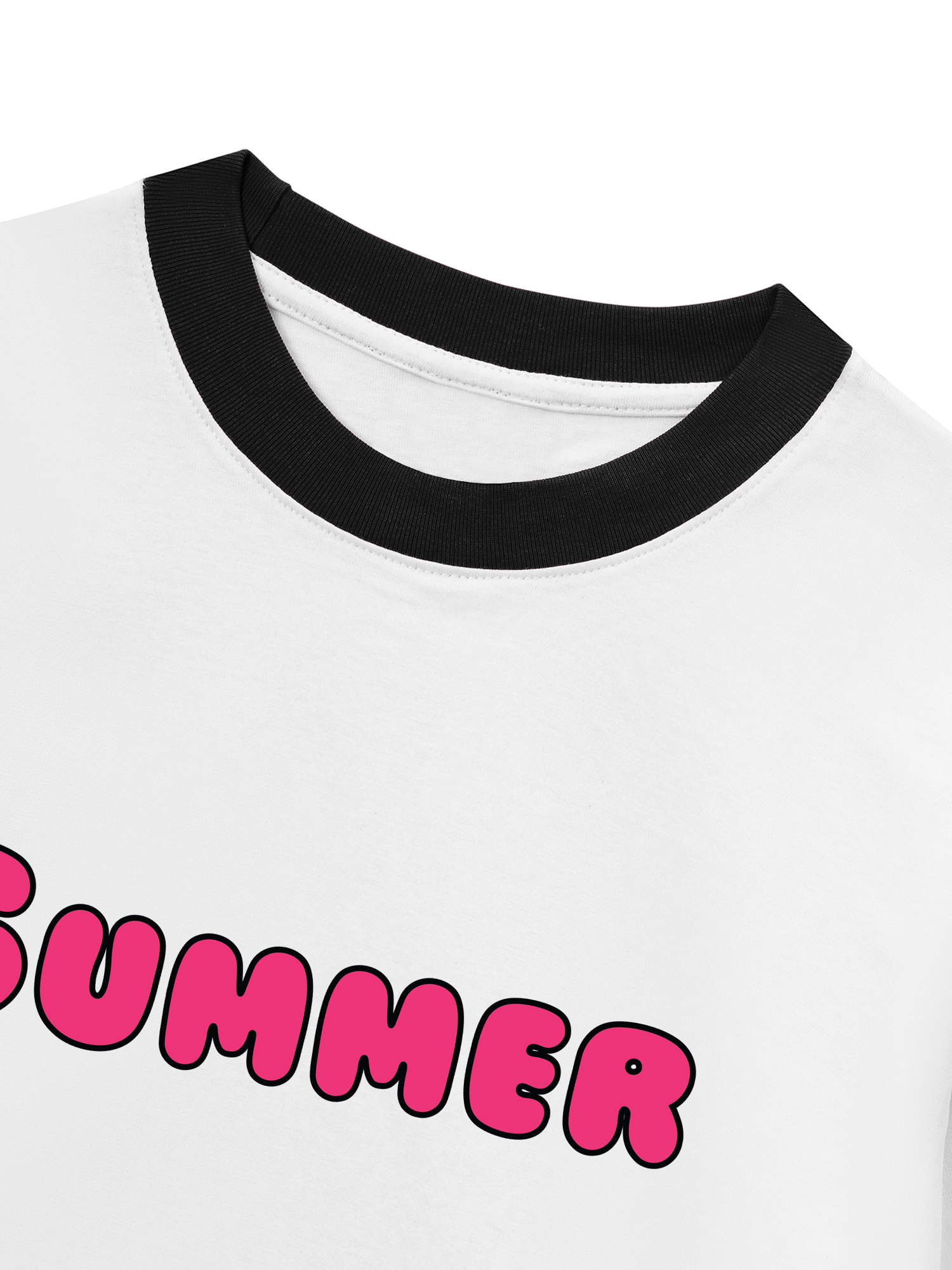 Áo Thun Ringer Relaxed Fit Tropical Summer Beach