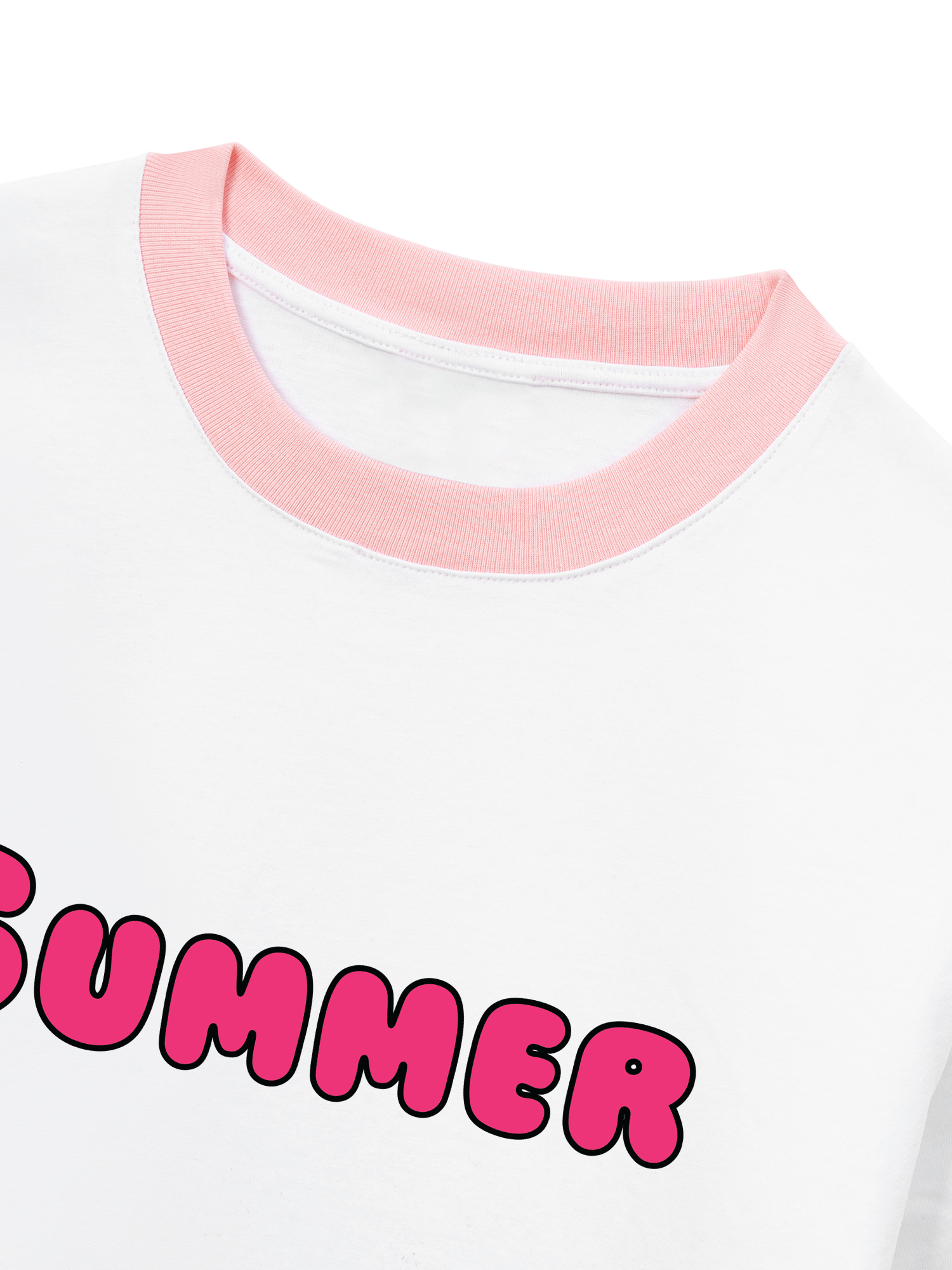 Áo Thun Ringer Relaxed Fit Tropical Summer Beach