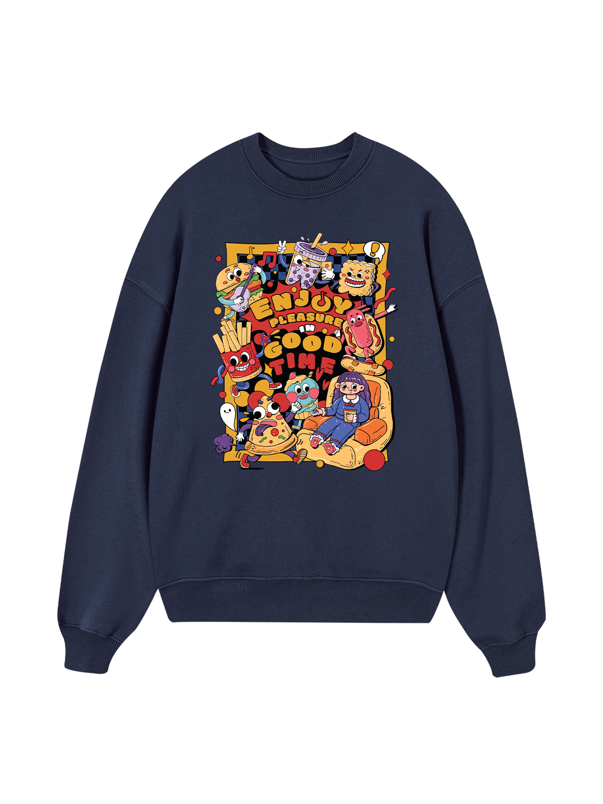 Yummy Mood Enjoy Pleasure In Good Time Sweater
