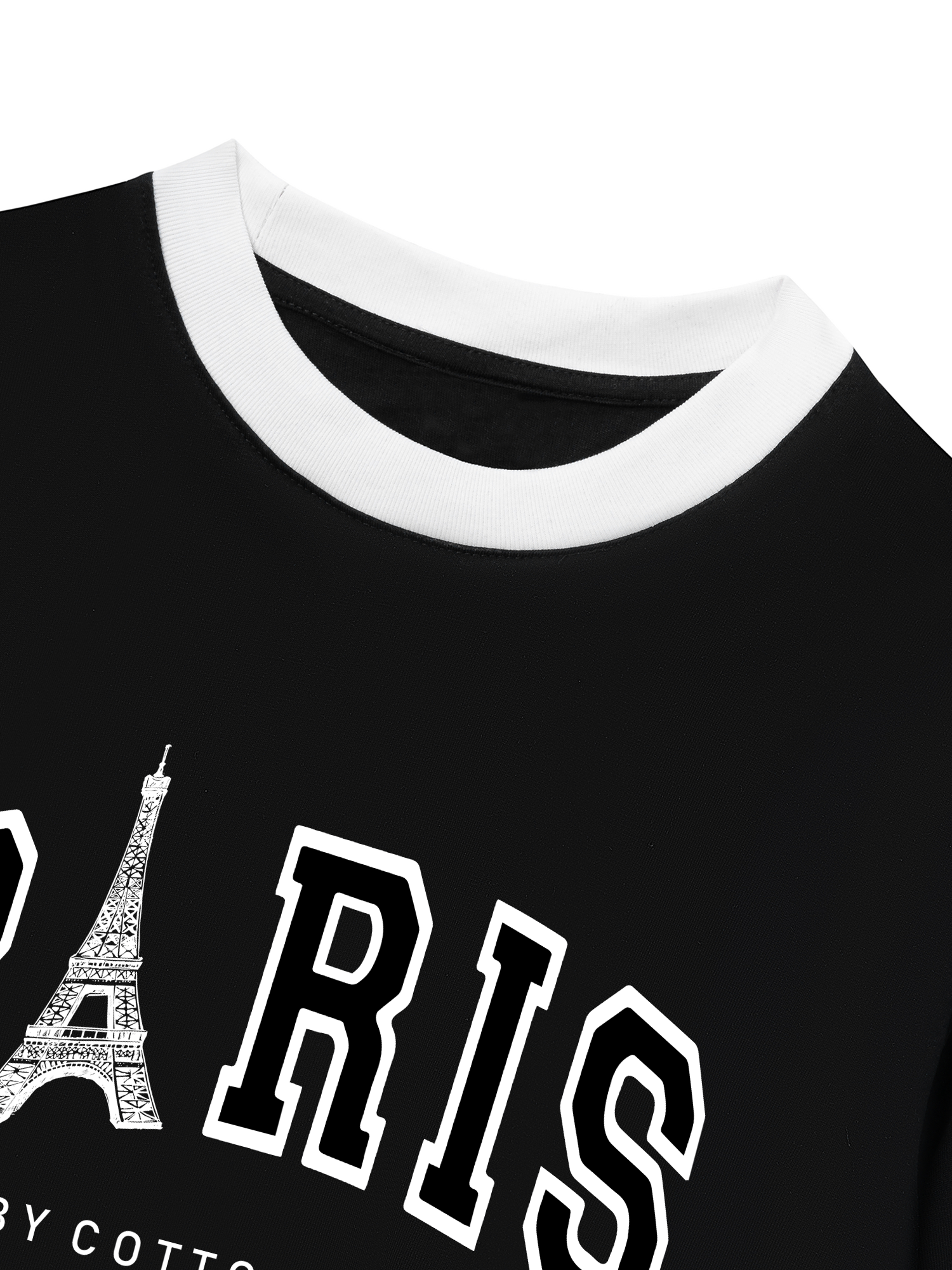Áo Thun Ringer Relaxed Fit City Paris