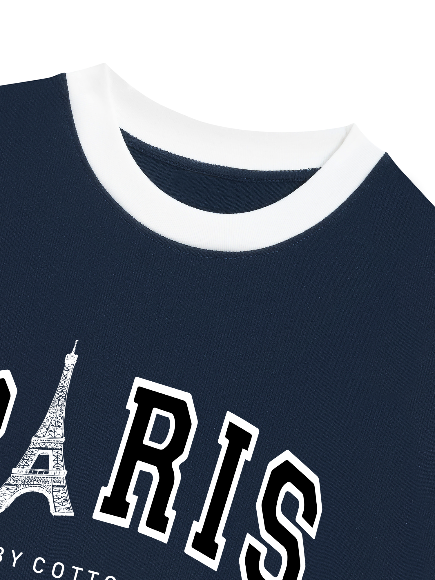 Áo Thun Ringer Relaxed Fit City Paris