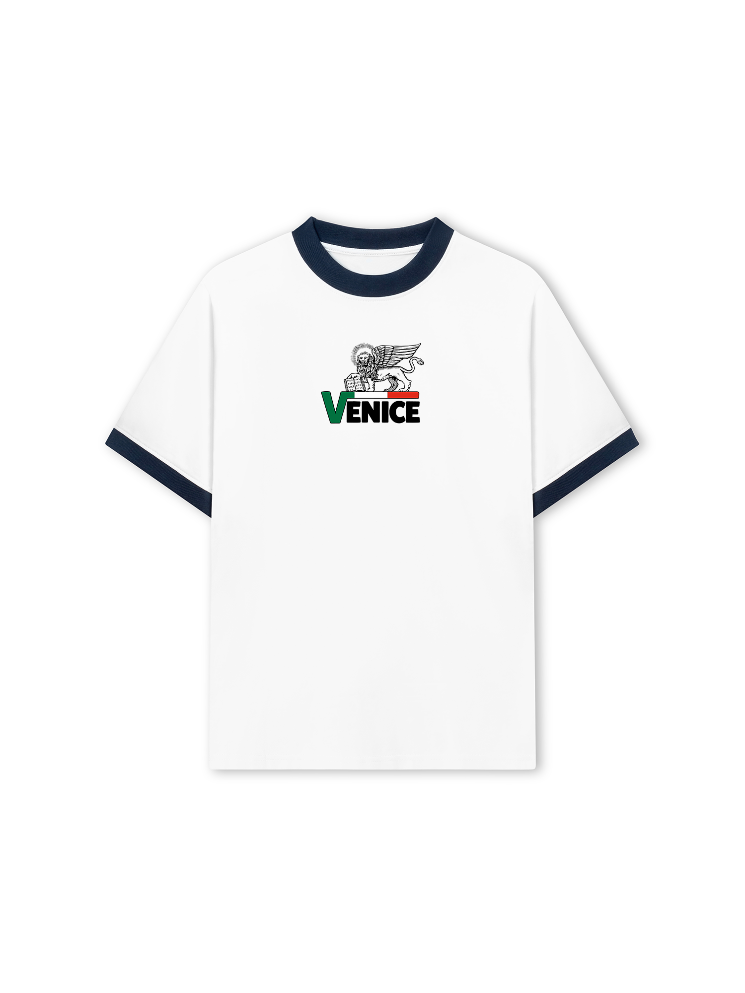 Áo Thun Ringer Relaxed Fit City Venice