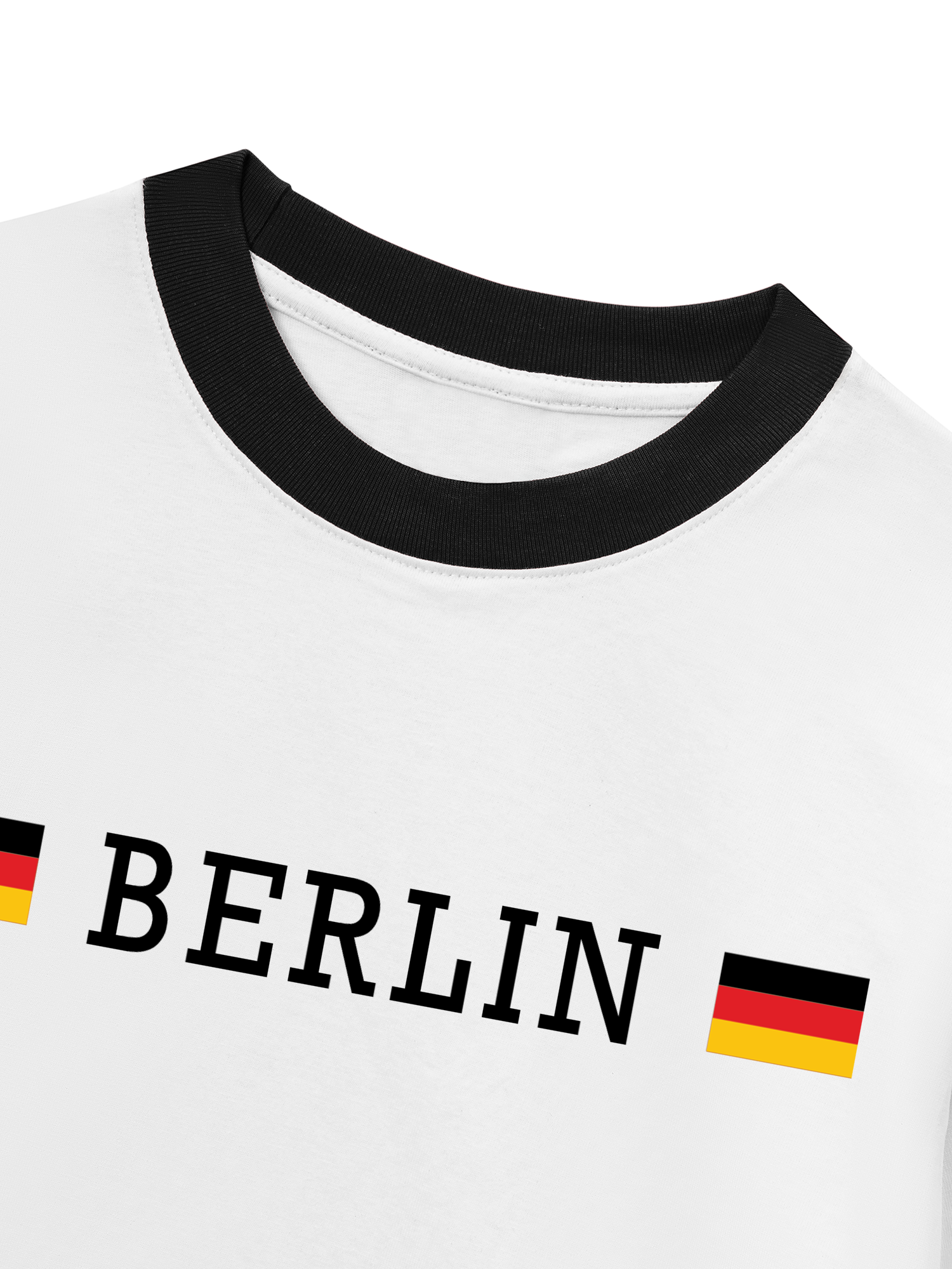 Áo Thun Ringer Relaxed Fit City Berlin