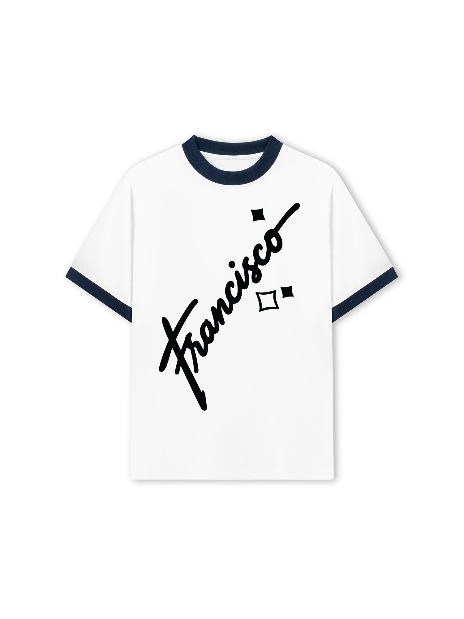 Áo Thun Ringer Relaxed Fit City Francisco Star