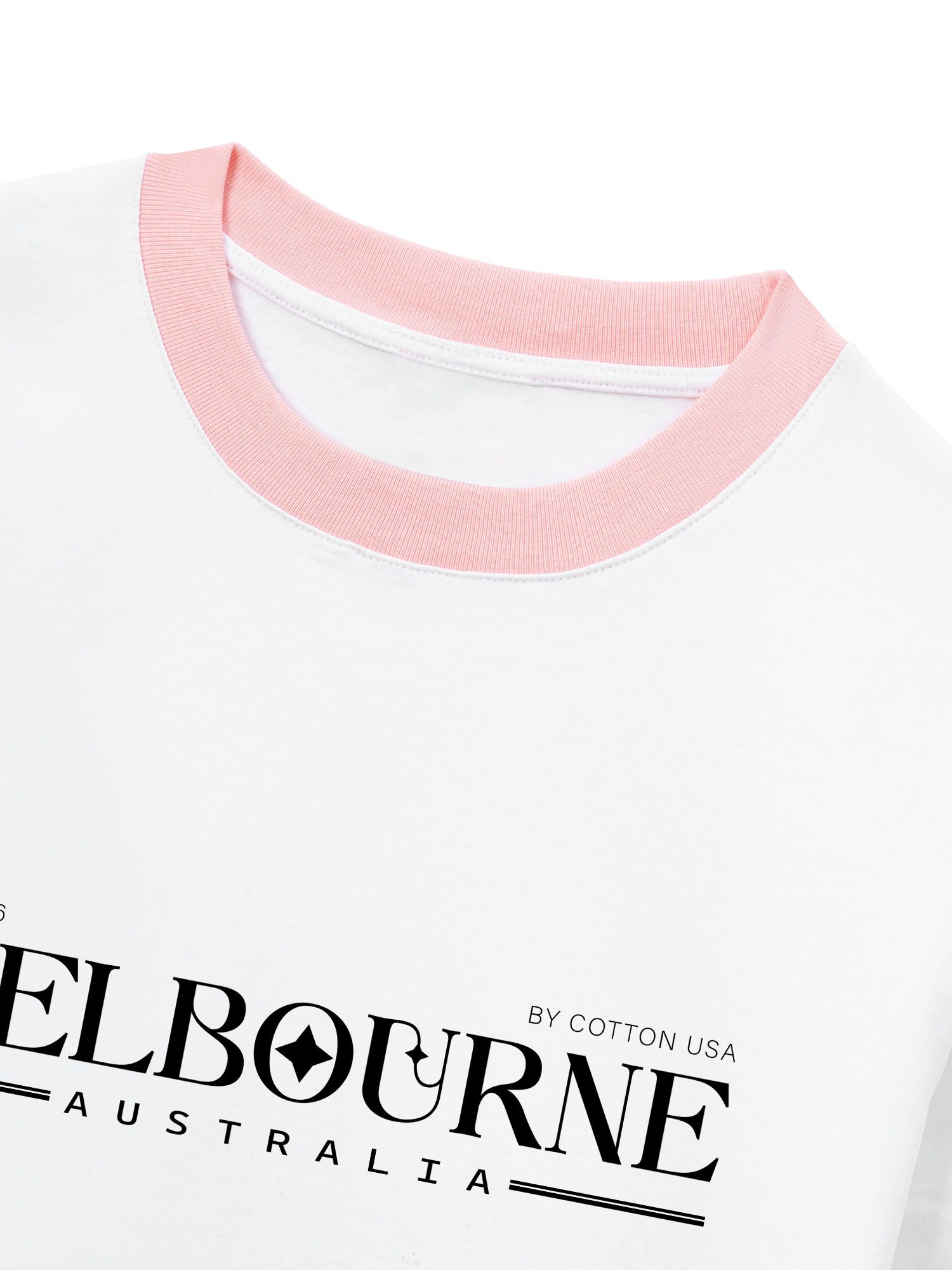 Áo Thun Ringer Relaxed Fit City Merbourne Australia
