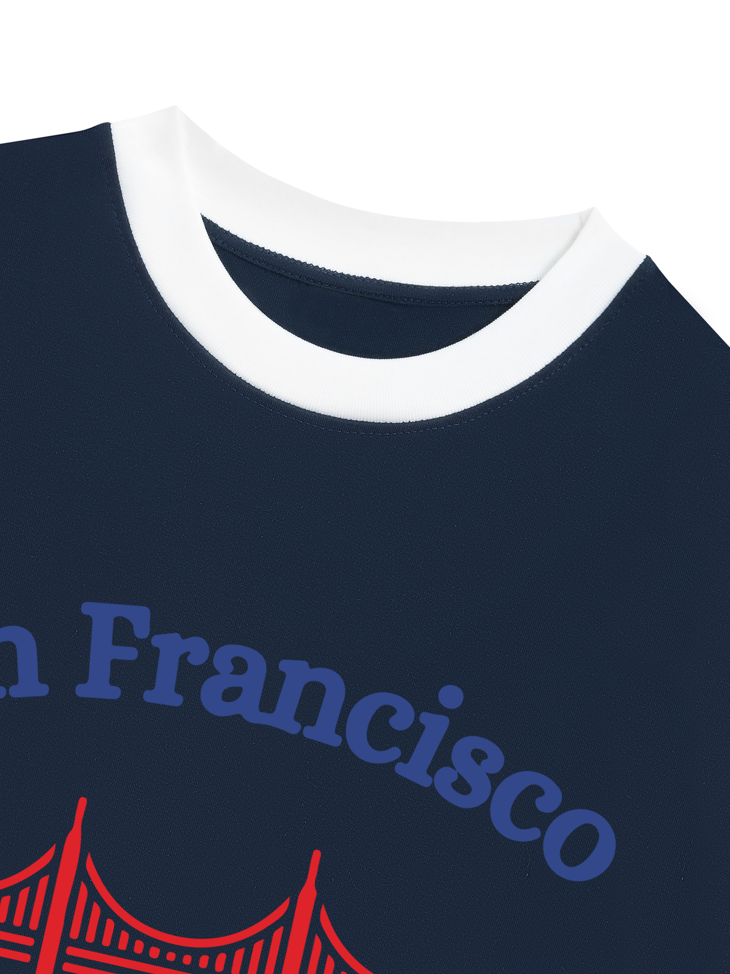 Áo Thun Ringer Relaxed Fit City San Francisco