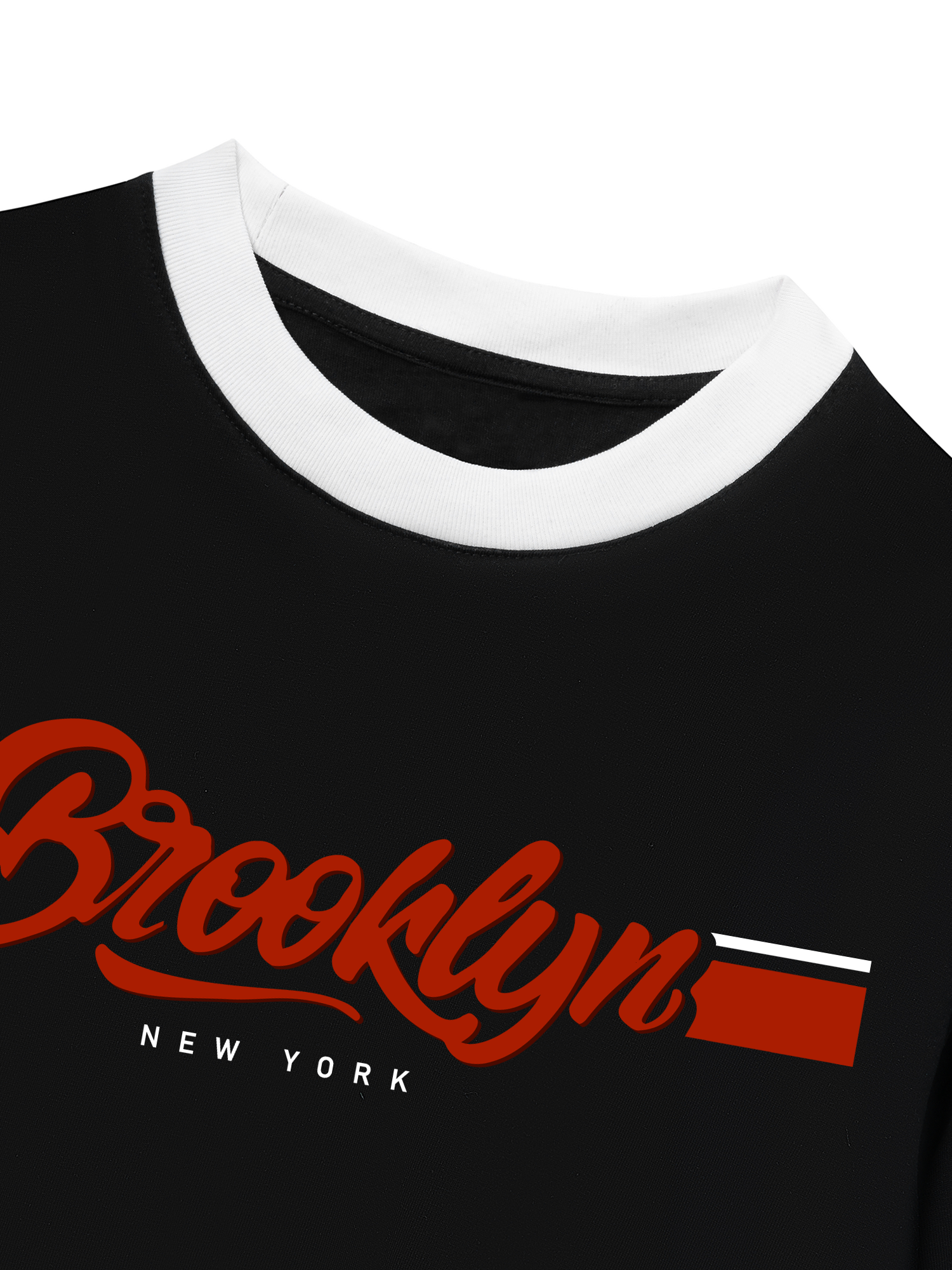 Áo Thun Ringer Relaxed Fit City Brooklyn