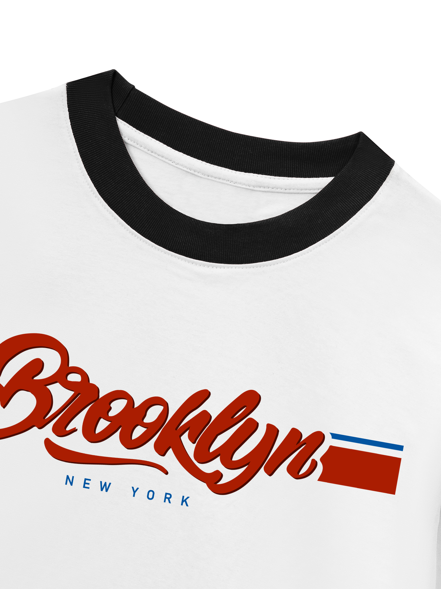 Áo Thun Ringer Relaxed Fit City Brooklyn