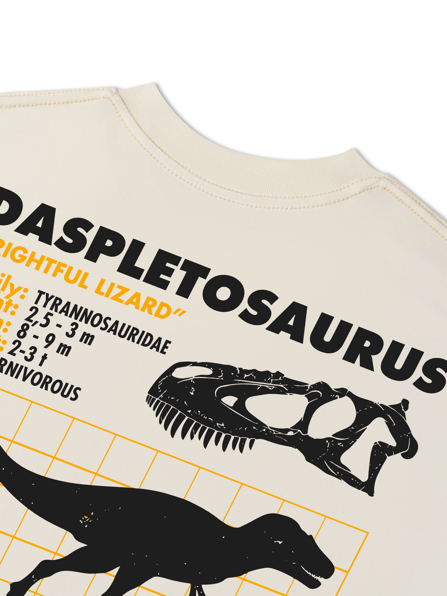 Áo Thun Relaxed Fit Wild Life Analysis Table Daspletosaurus