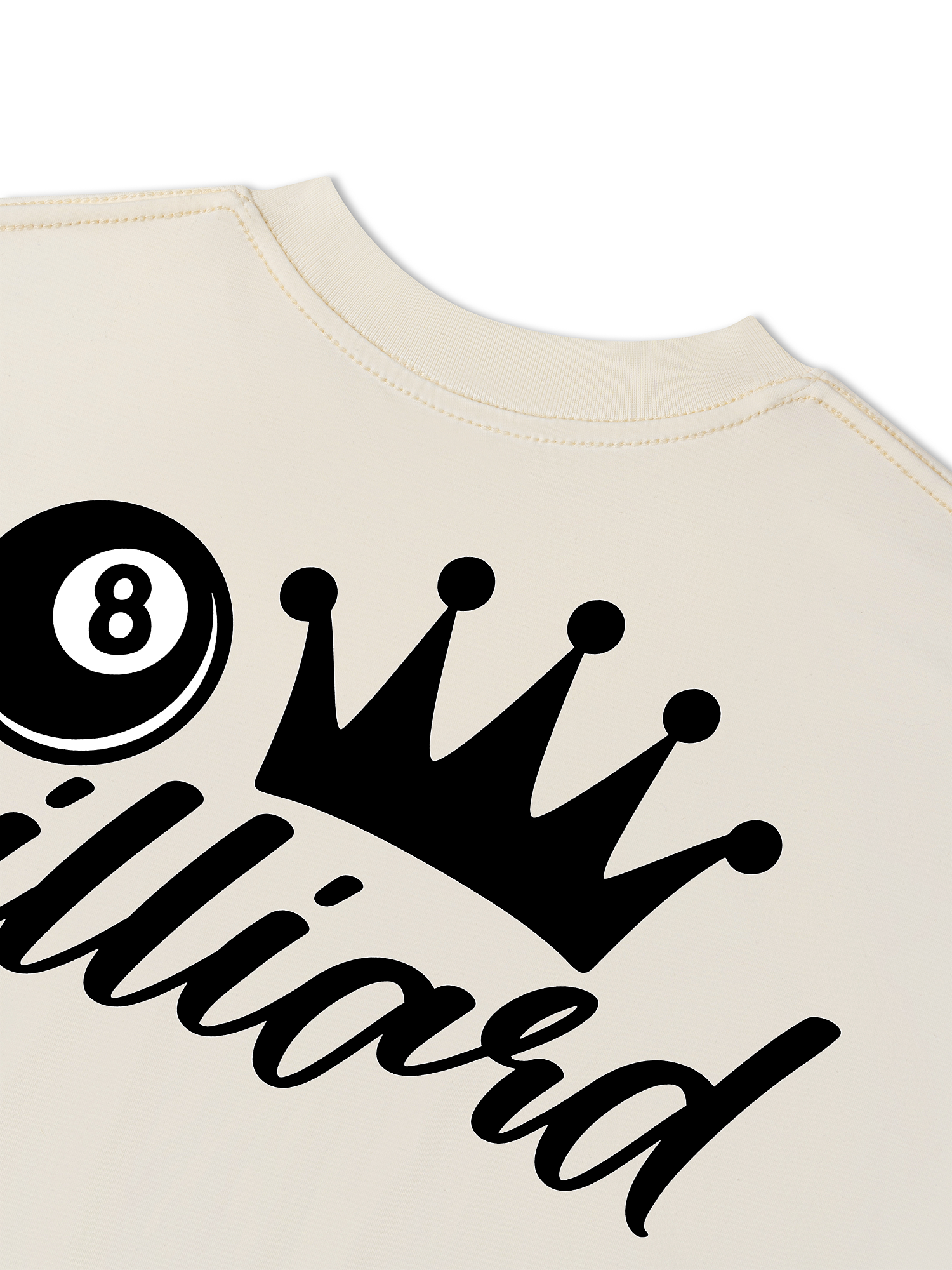 Áo Thun Relaxed Fit Billiards King Black Ball